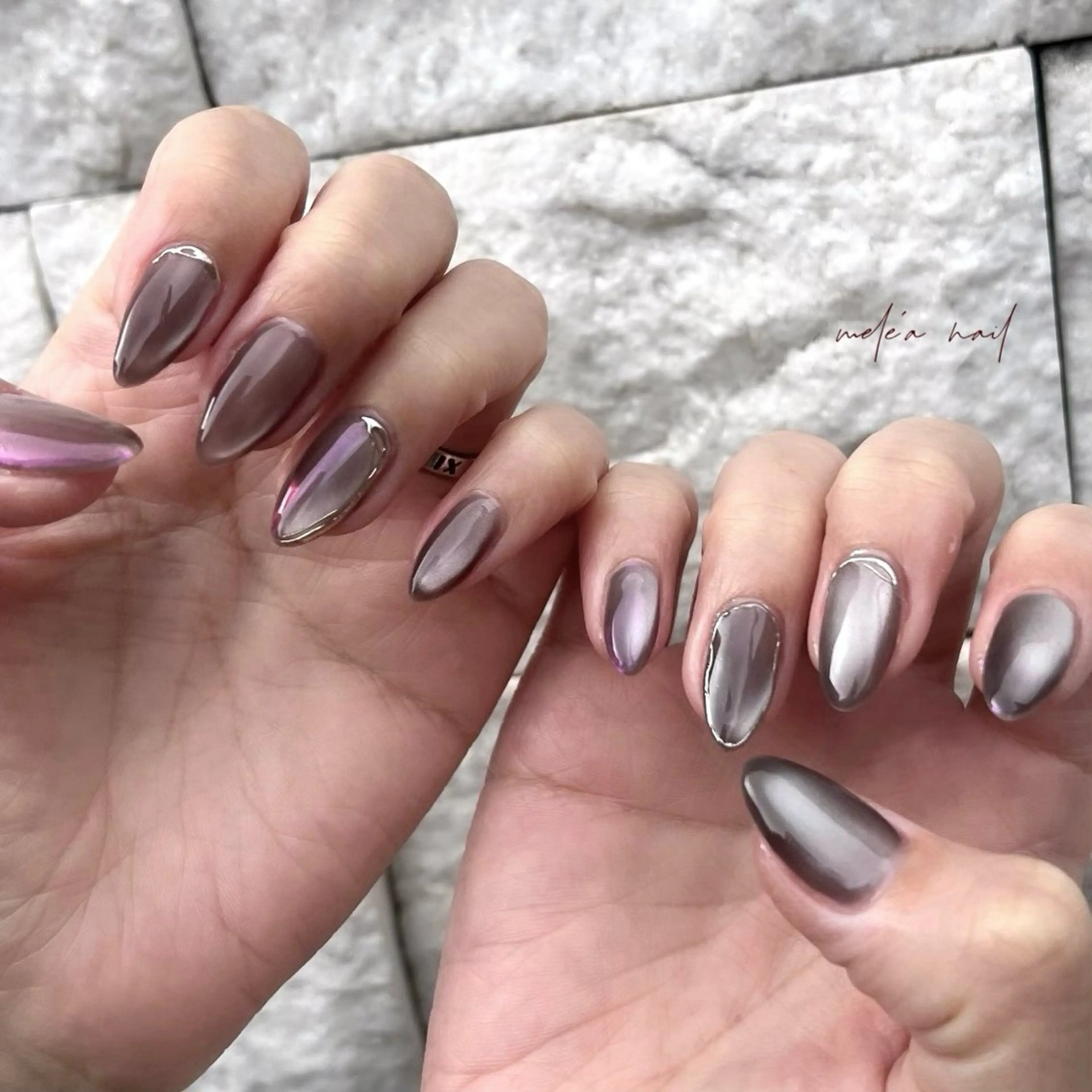 ネイル マグネットネイル miho meléanailのネイルデザイン
