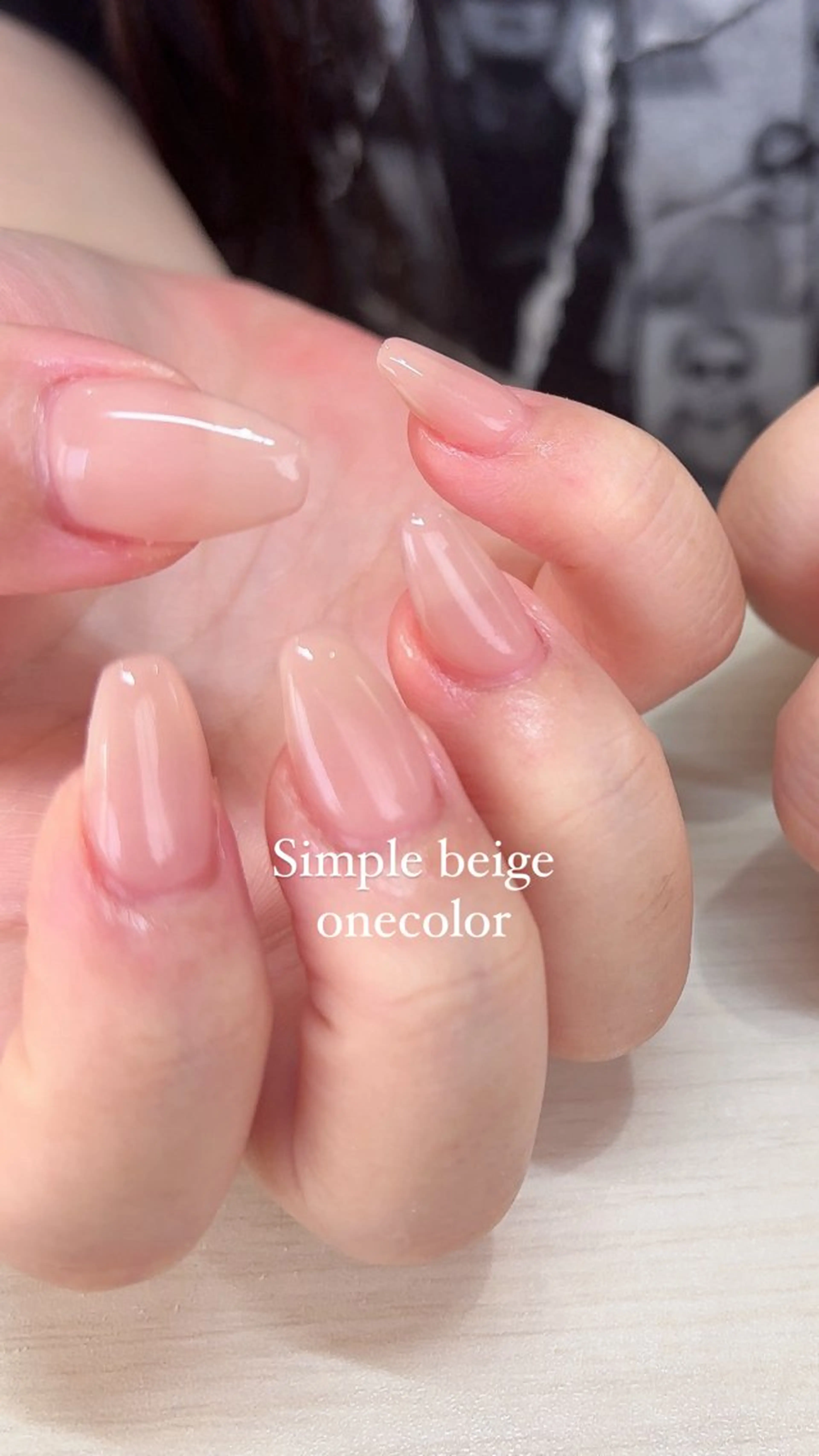 ネイル ワンカラーネイル シンプルネイル ハンドネイル beautiful meみくのネイルデザイン