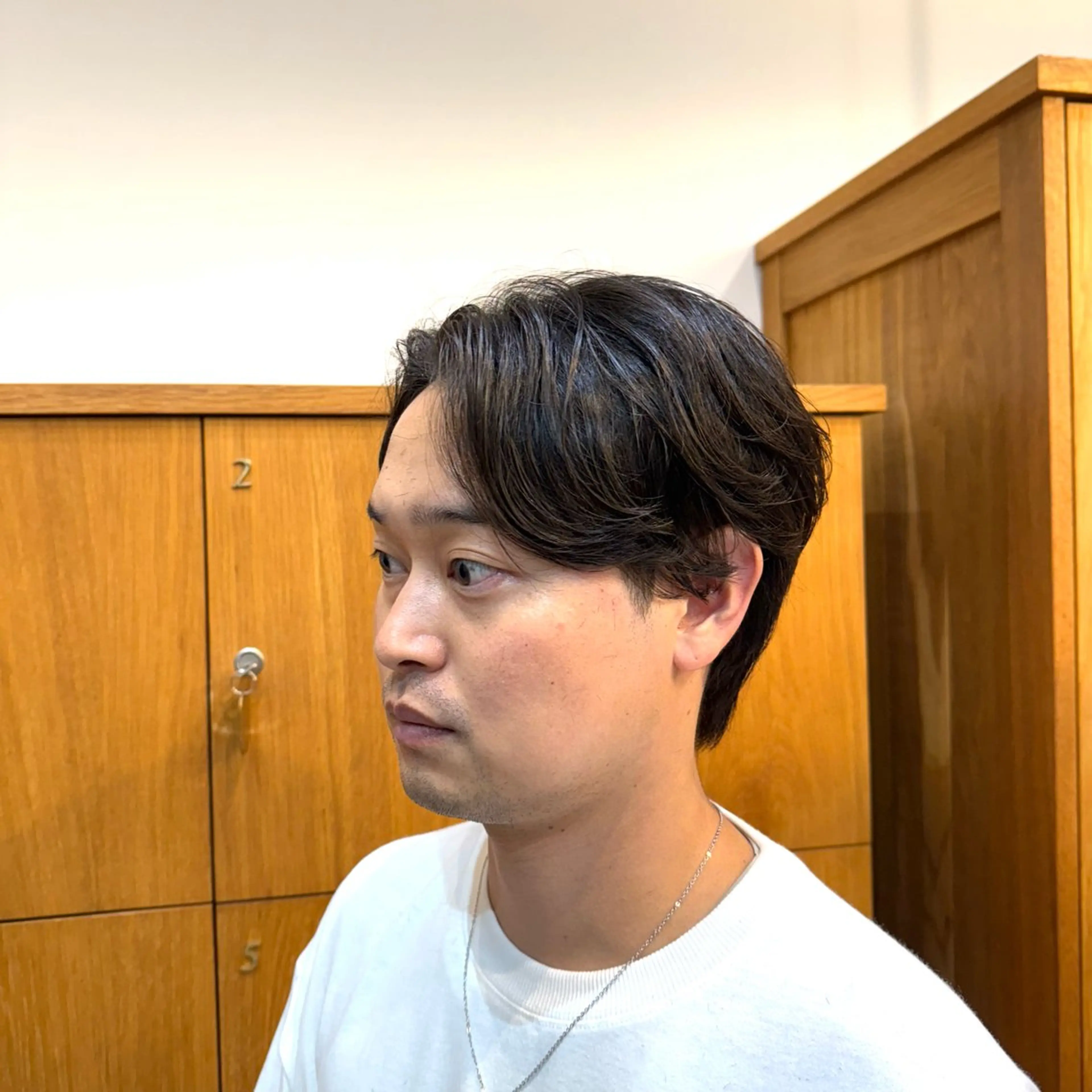 メンズ マッシュ knot by belle所属・明津 桜空のヘアスタイル