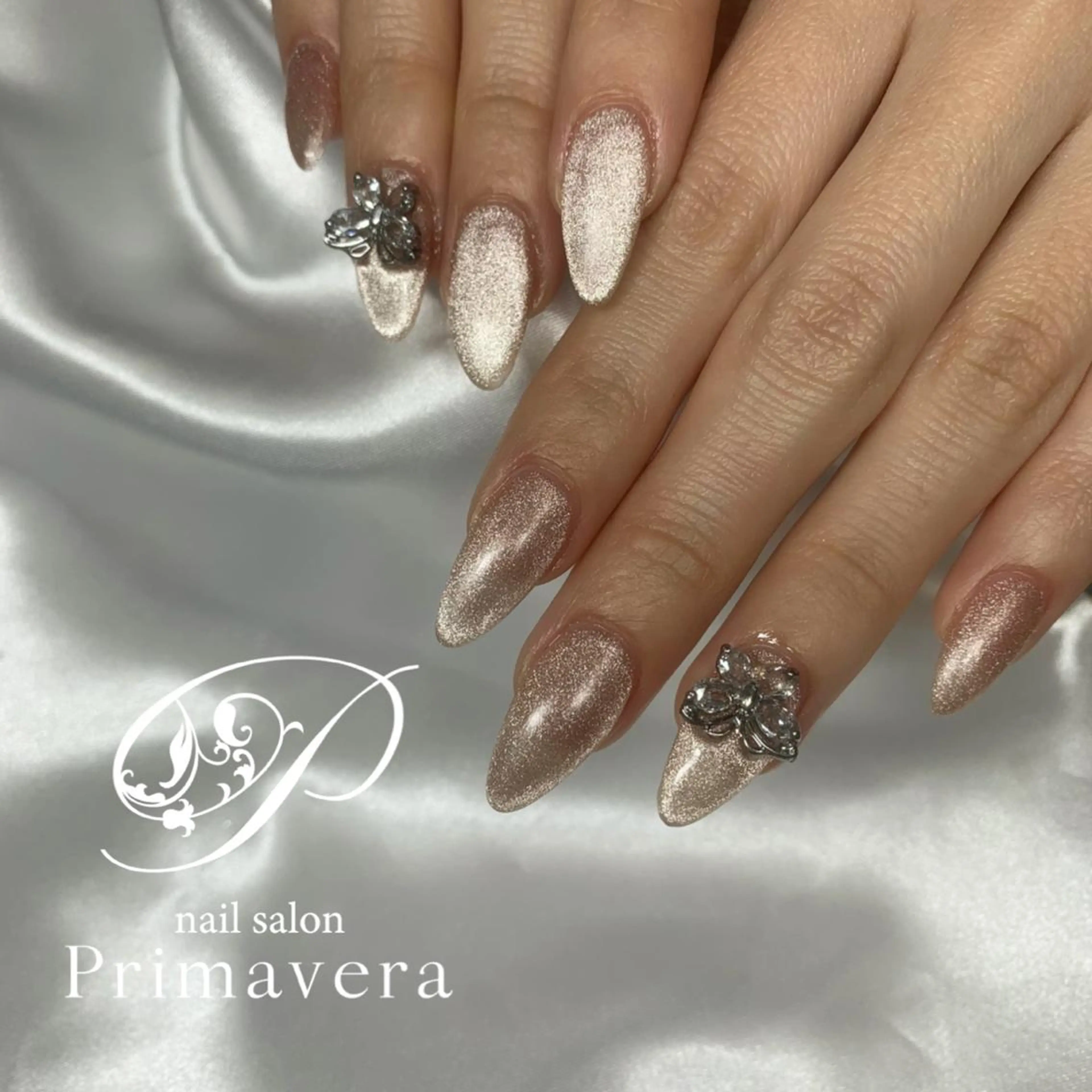 ネイル ハンドネイル primavera ワンホン系/ちゅるんのネイルデザイン