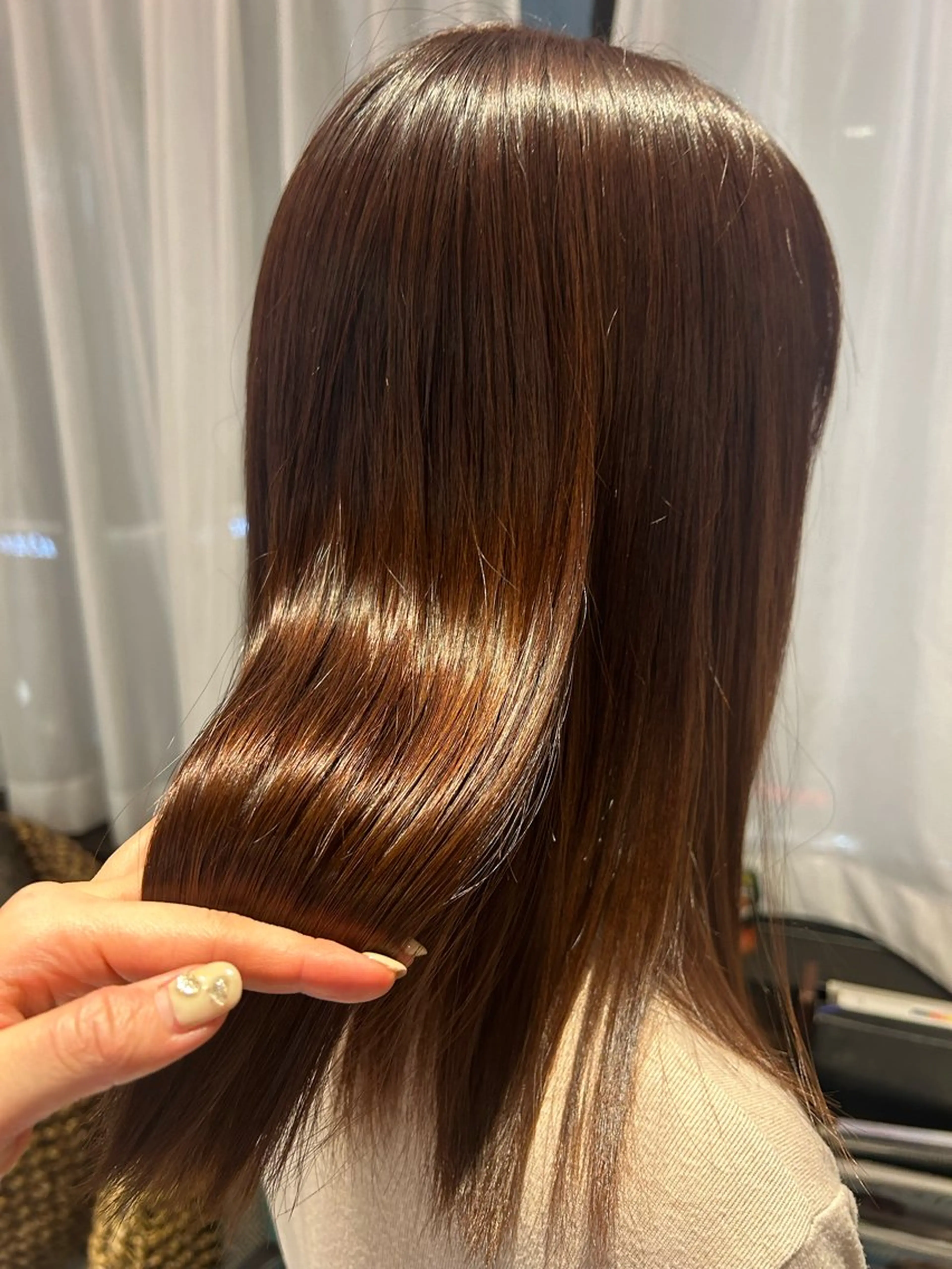 ミディアム カラー あやこ🌷 /新宿美容室のヘアスタイル