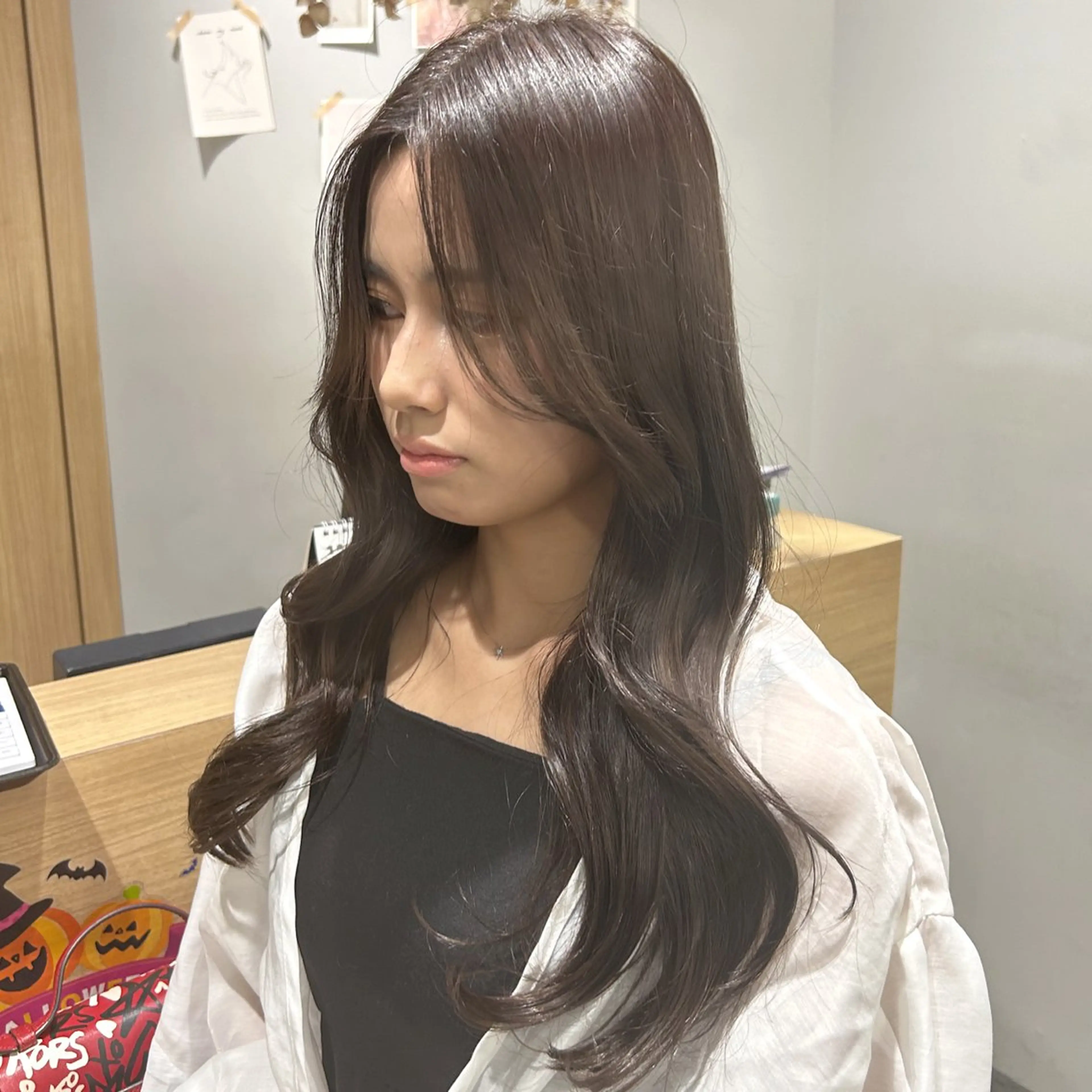 ロング カラー Lien by kiitos所属・韓国ヘア×レイヤー カット/上田丈也のヘアスタイル