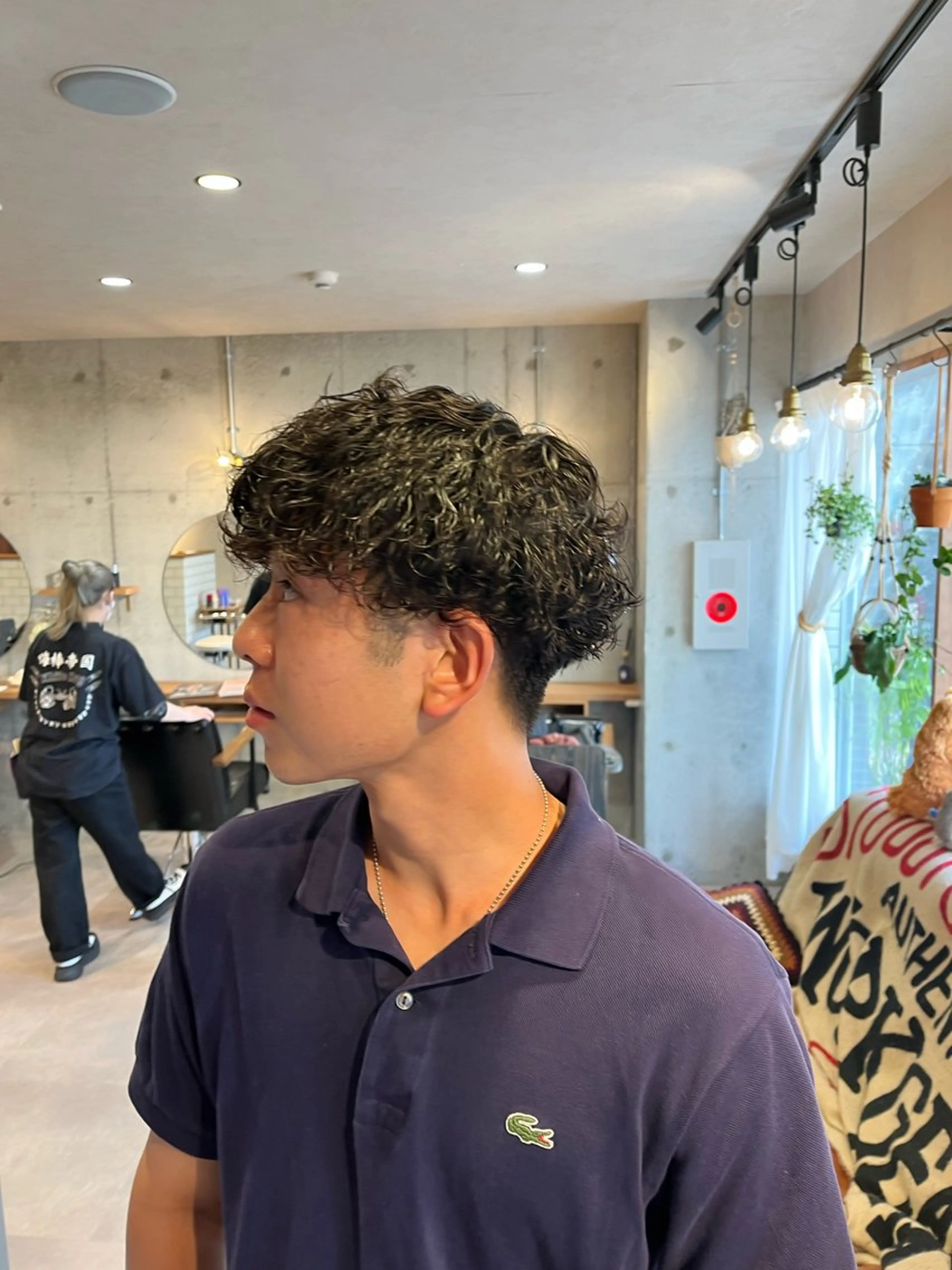 ショート パーマ メンズ メンズパーマ 波巻きパーマ カット パーマ Lamp所属・🌀メンズパーマ🌀 🐏丸山祐宇🐏のヘアスタイル