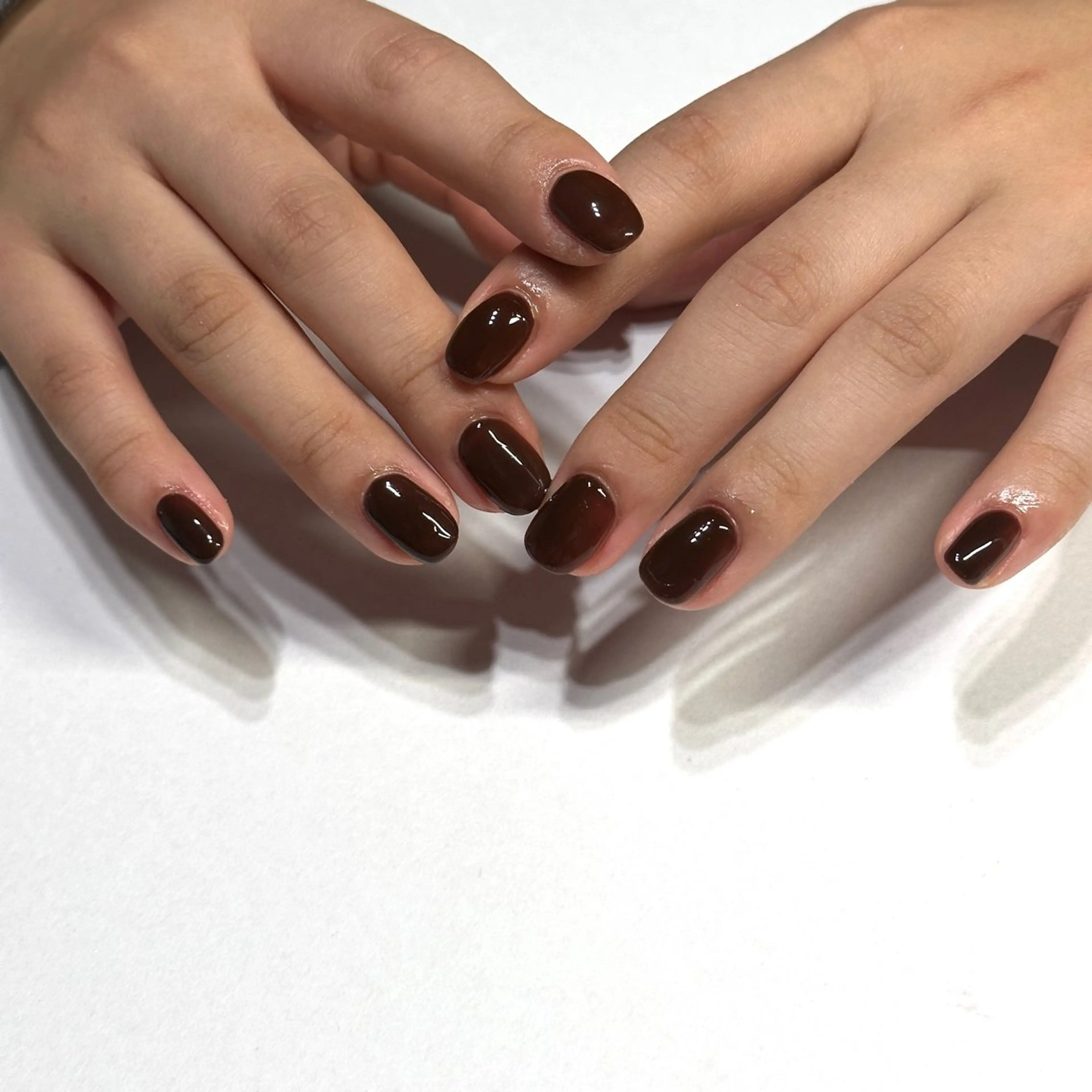 ネイル ブラウン フットネイル cyaan所属・nail salon Cyaanのネイルデザイン