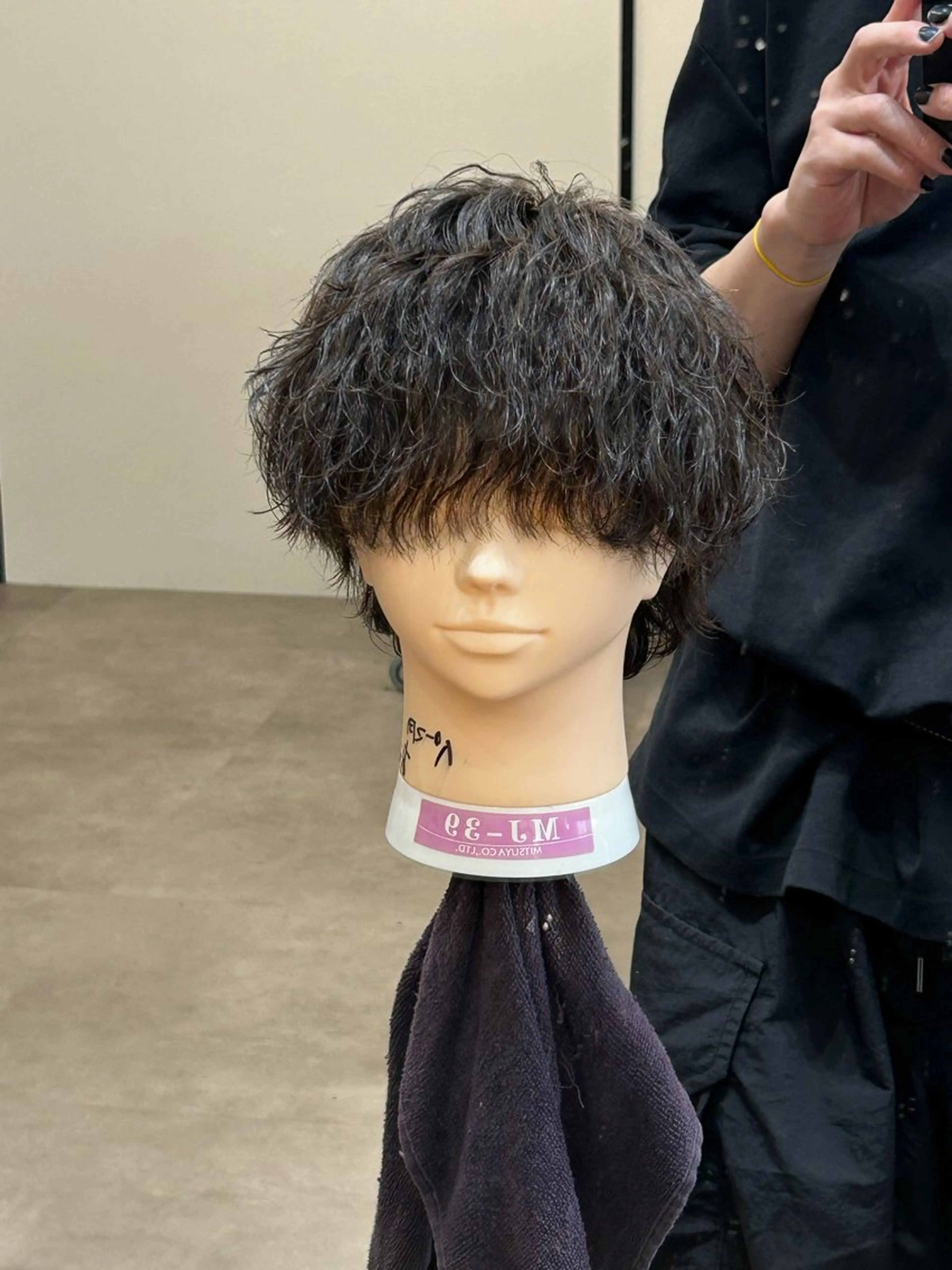 メンズ 波巻きパーマ メンズウルフカット ウルフカット カット パーマ Ayumu.アユム /BLEACHi高崎のヘアスタイル