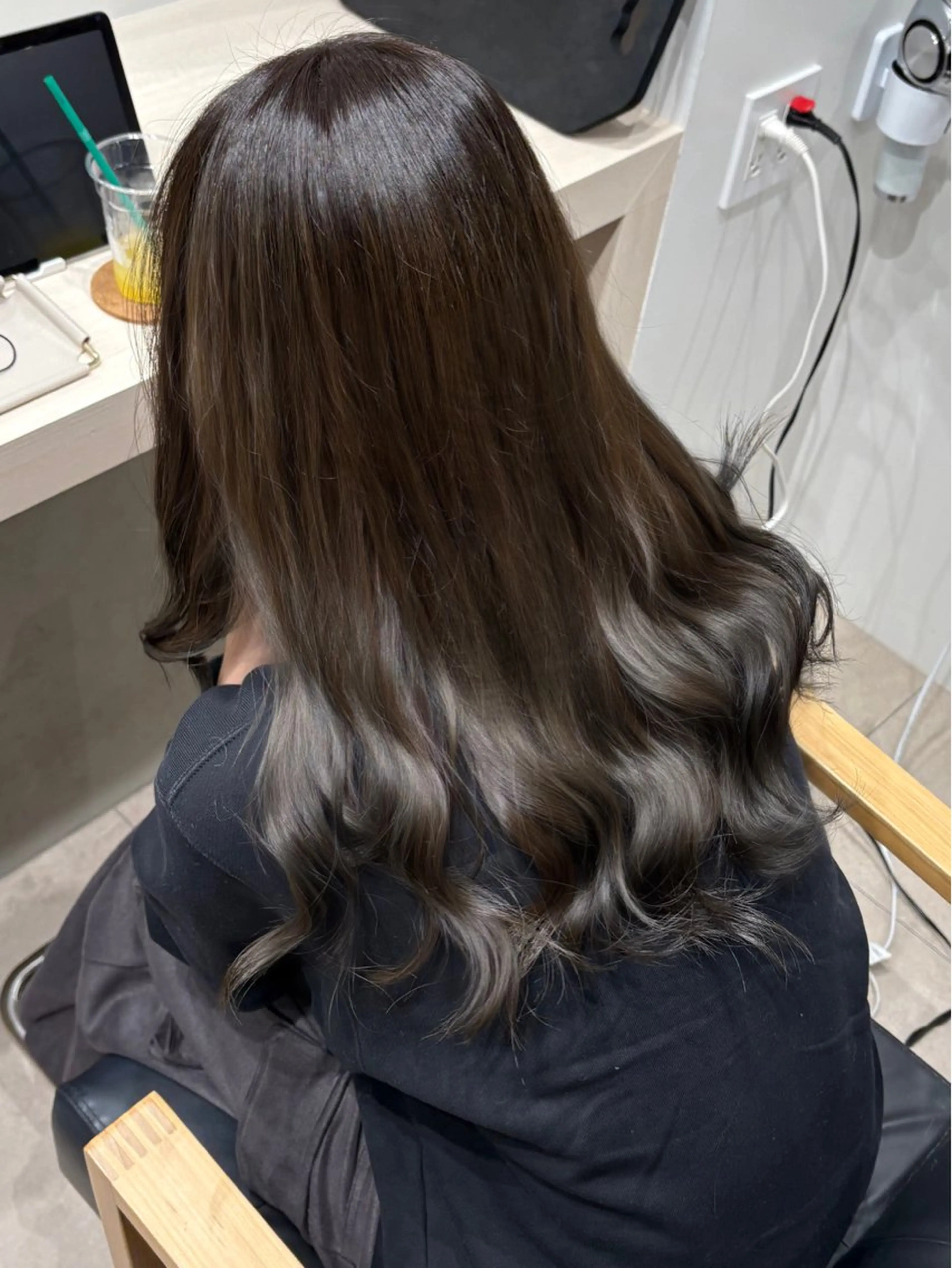 セミロング カラー ブラウンカラー COTAN所属・🍒YUI🍒 暖色カラー/ブリーチのヘアスタイル