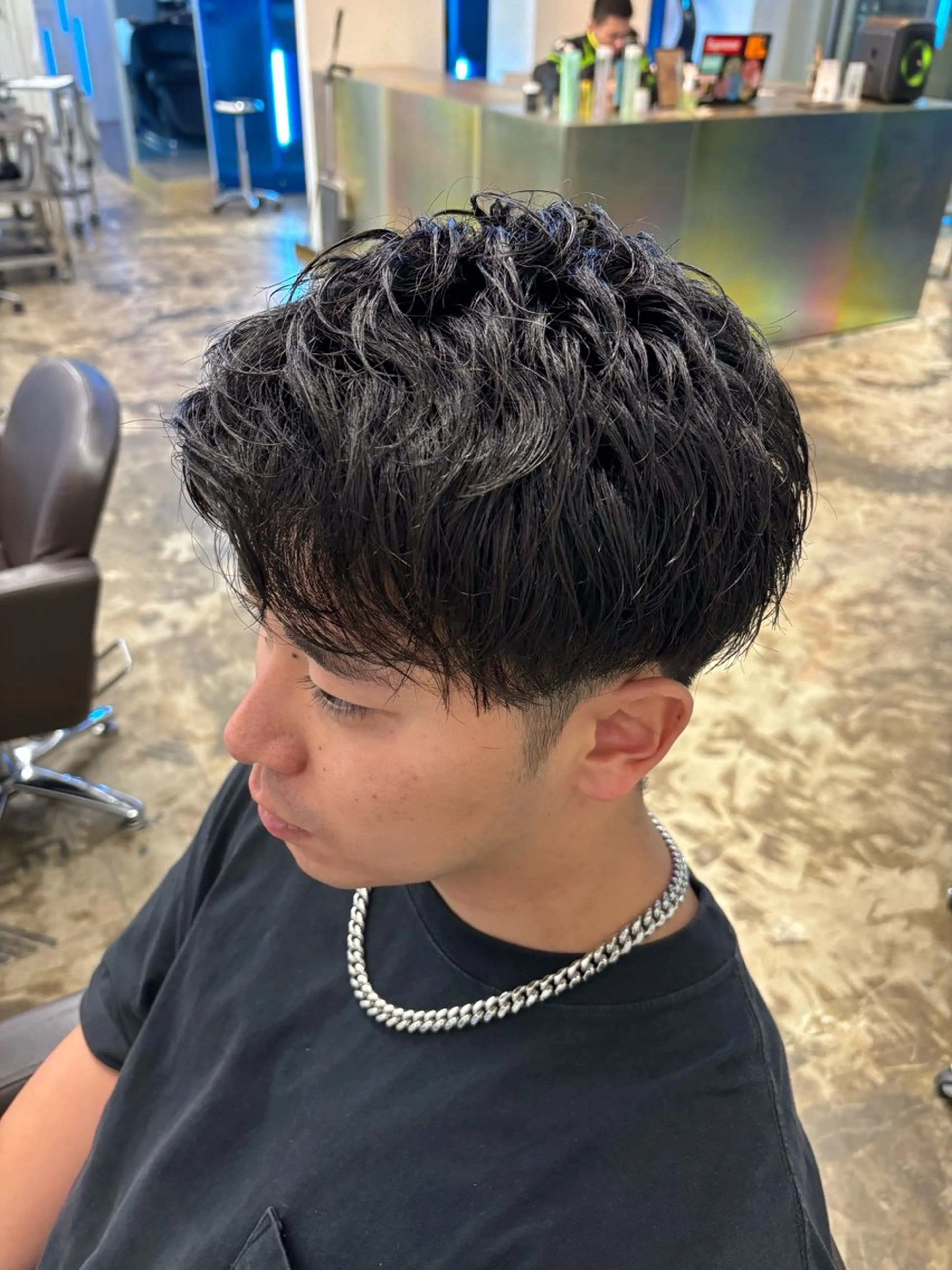 ショート ショートヘア UNSER prod by THE DAY所属・人見 風斗のヘアスタイル