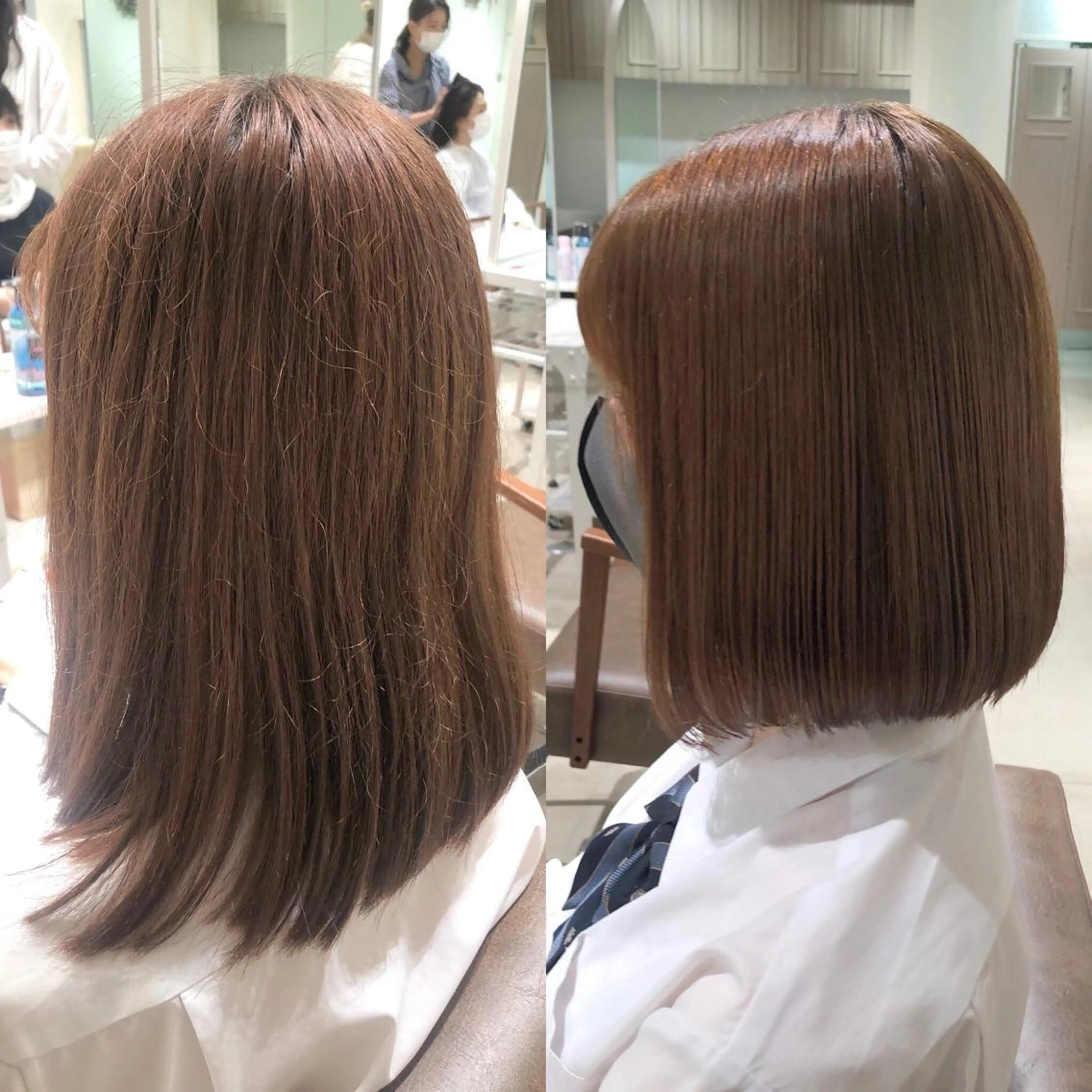 ショート ボブ 縮毛矯正 globe船橋所属・スタイリスト★今村 優太のヘアスタイル
