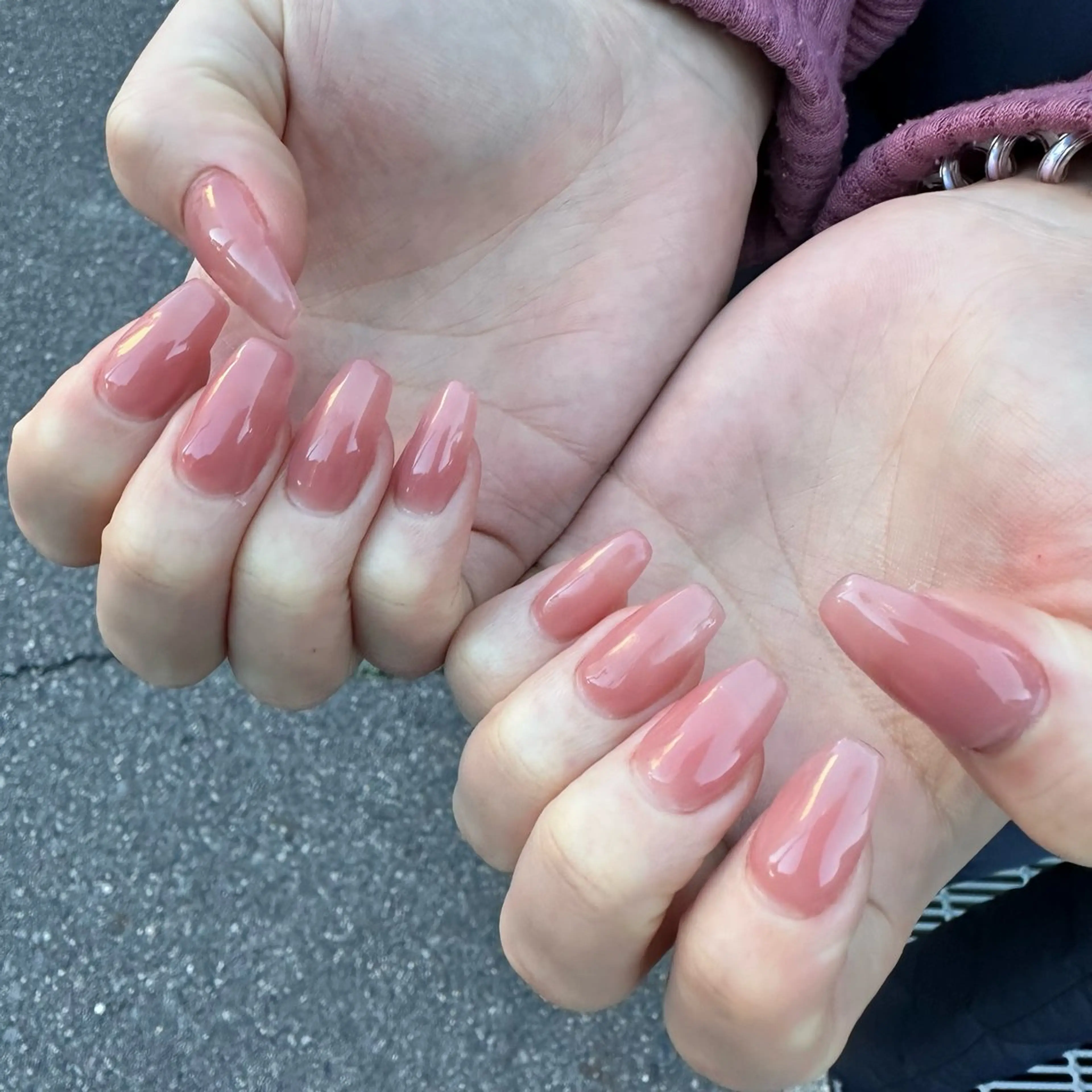 ネイル ピンク nail salon 凪/ネイル/耳ツボのネイルデザイン