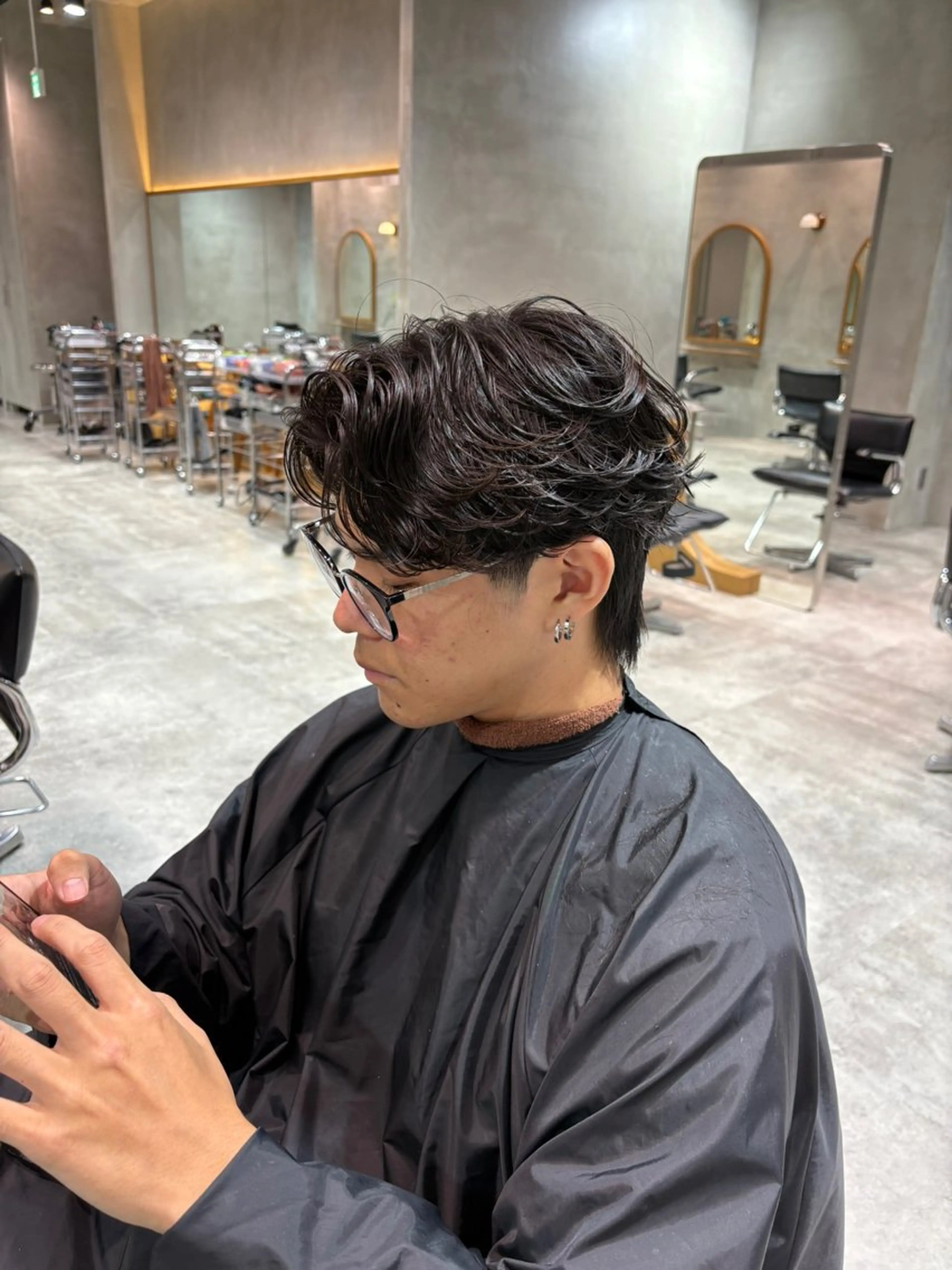 ミディアム パーマ カット パーマ fifth/渋谷/ パーマ/イクミのヘアスタイル