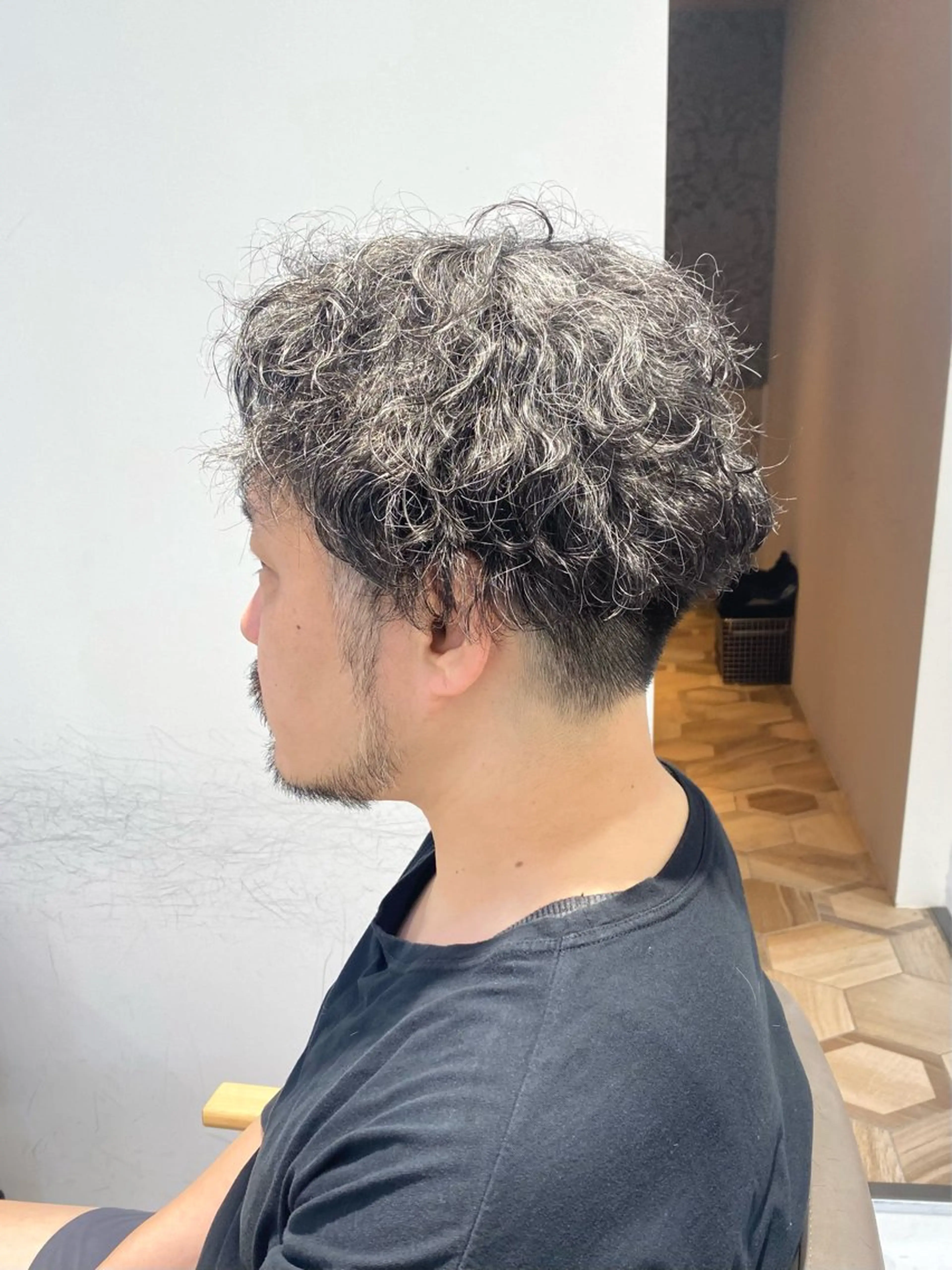 パーマ メンズ カット パーマ 🇰🇷韓国風カット 🇰🇷　鈴木海斗のヘアスタイル