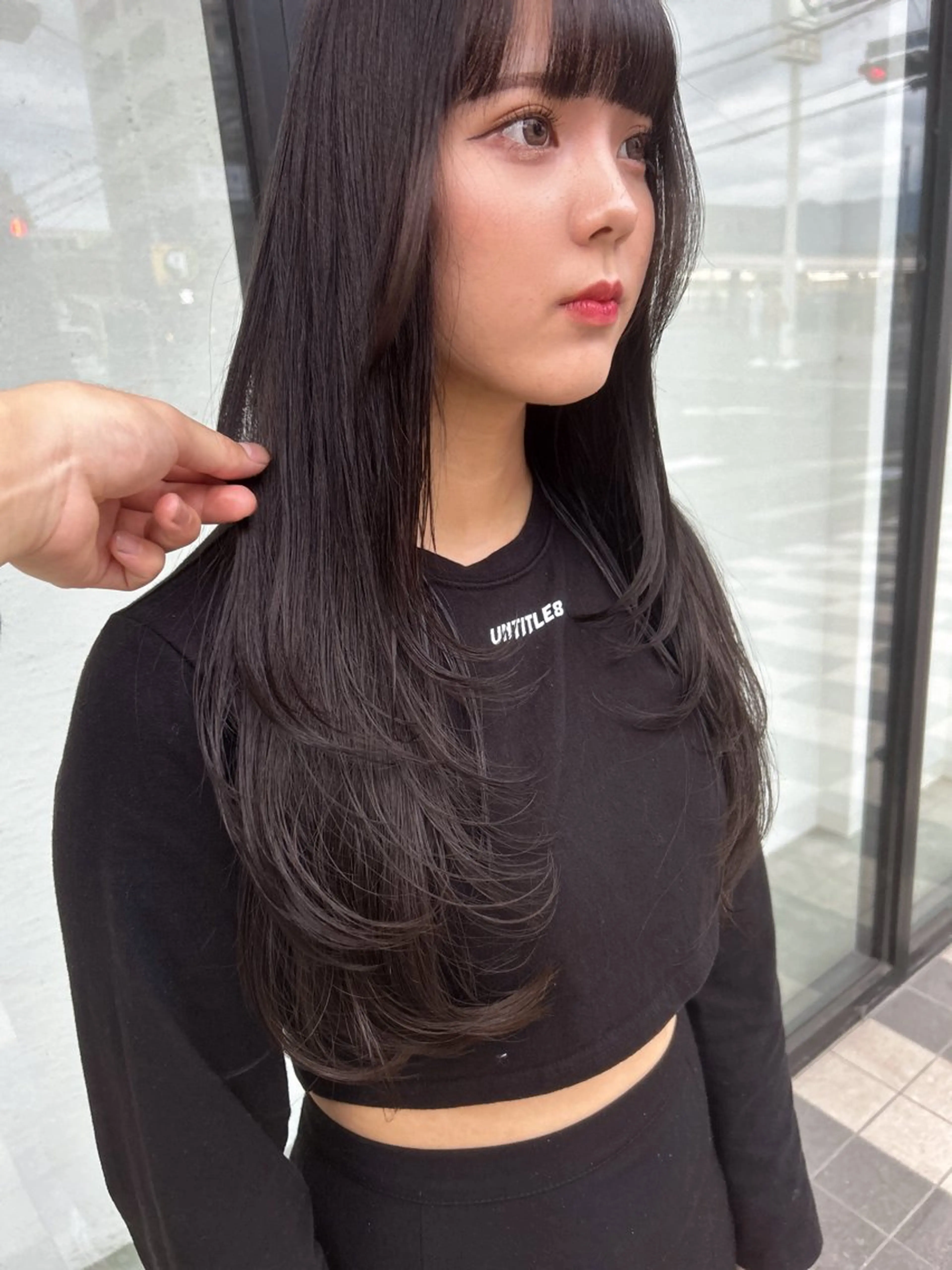 ロング カラー カット ヘアカラー トリートメント 髪質改善特化型美容師 🫧岡本璃来🫧のヘアスタイル
