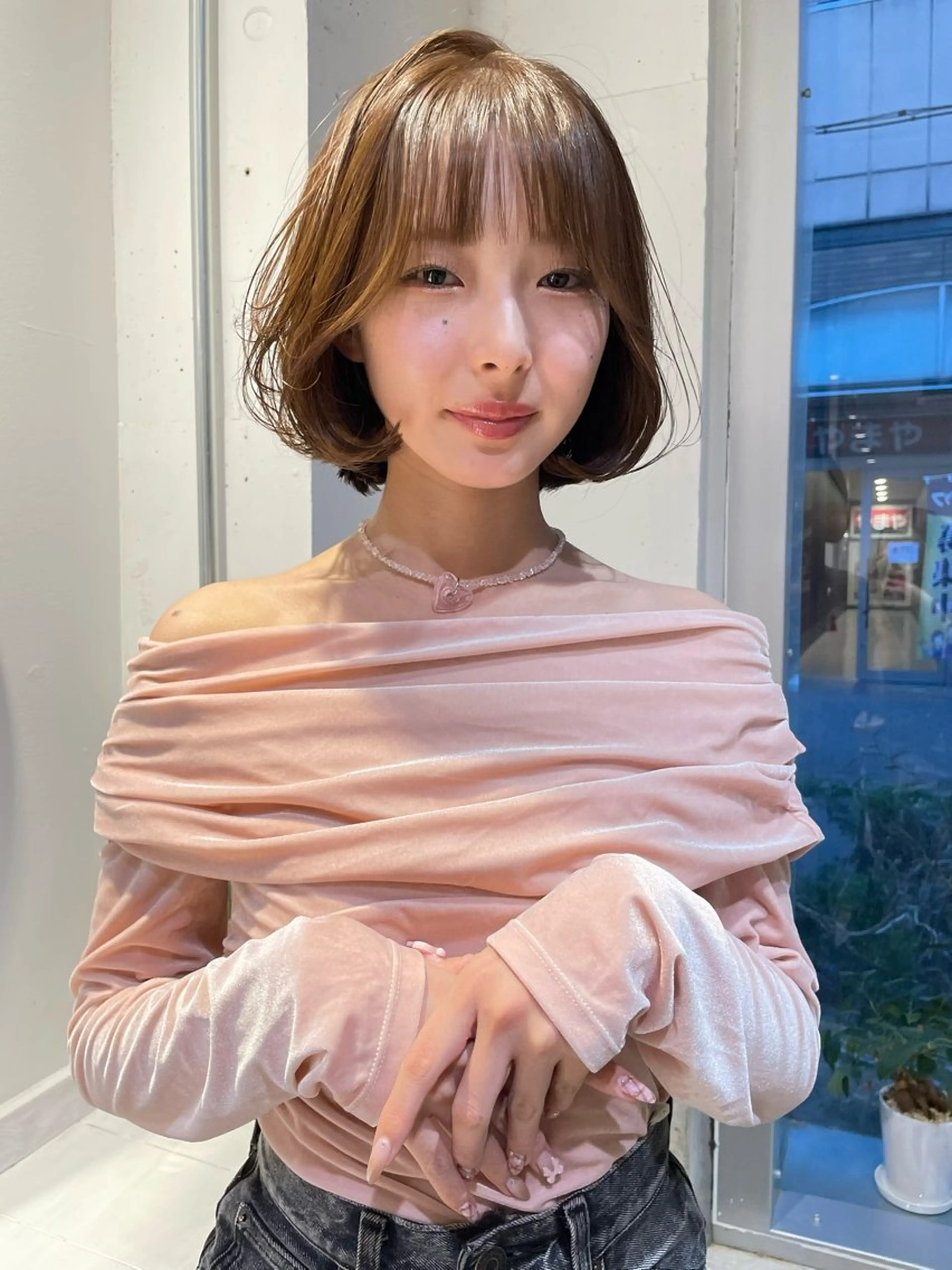 ミディアム 蘭々/レイヤーカット /ナチュラルヘアのヘアスタイル