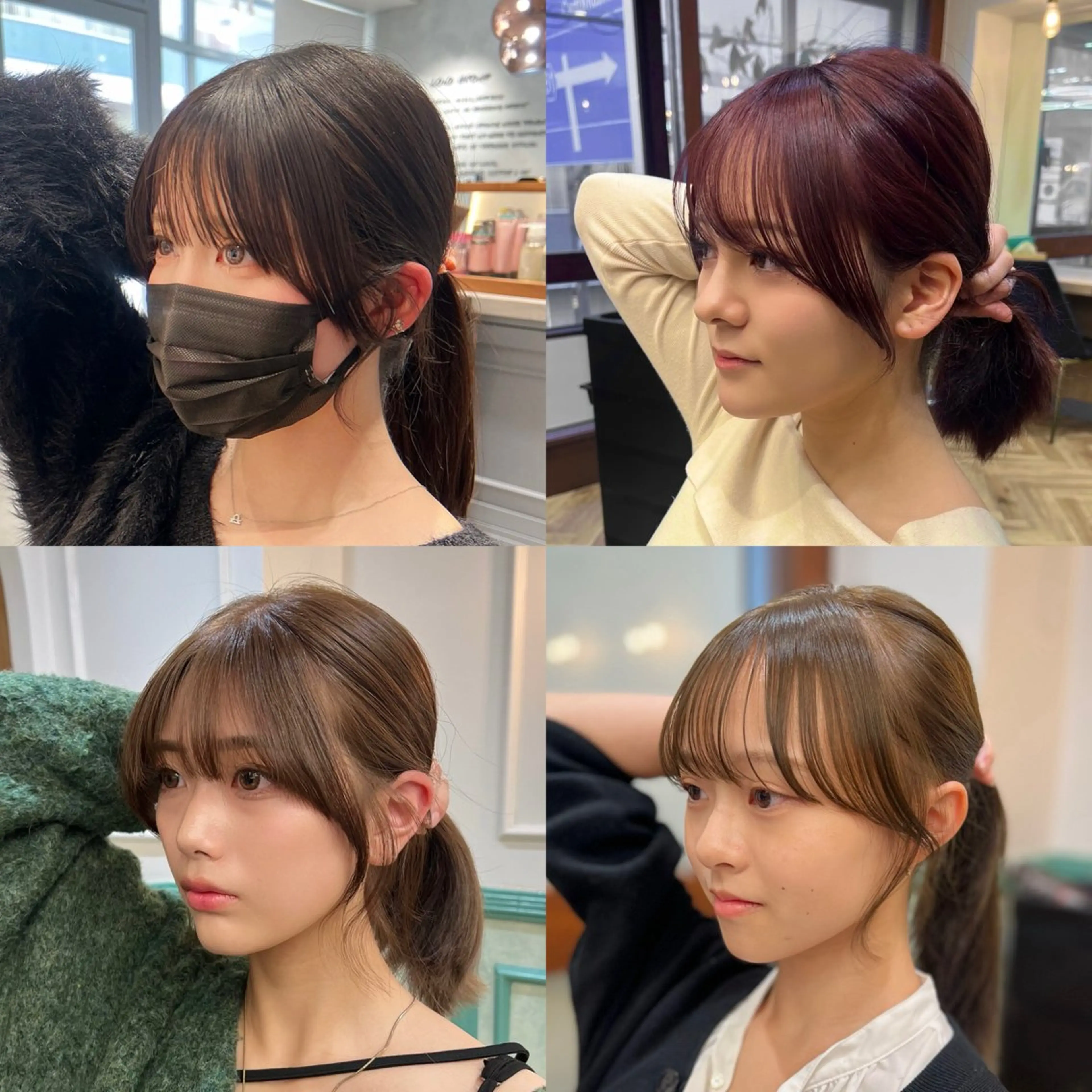 カット ヘアカラー トリートメント 韓国風🇰🇷顔周り レイヤーカット羽田航のヘアスタイル