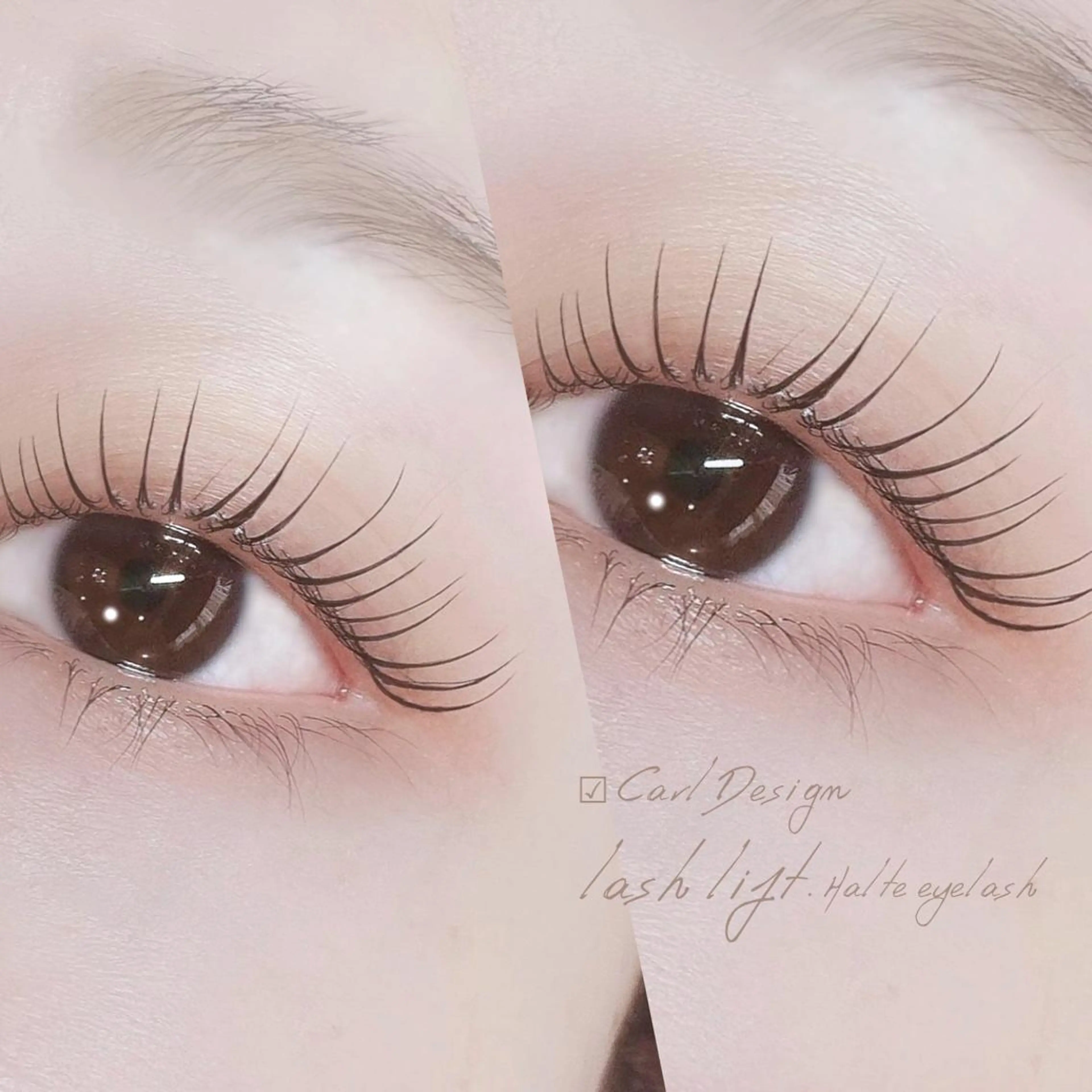 マツエク・マツパ Halte eyelashのマツエク・マツパデザイン