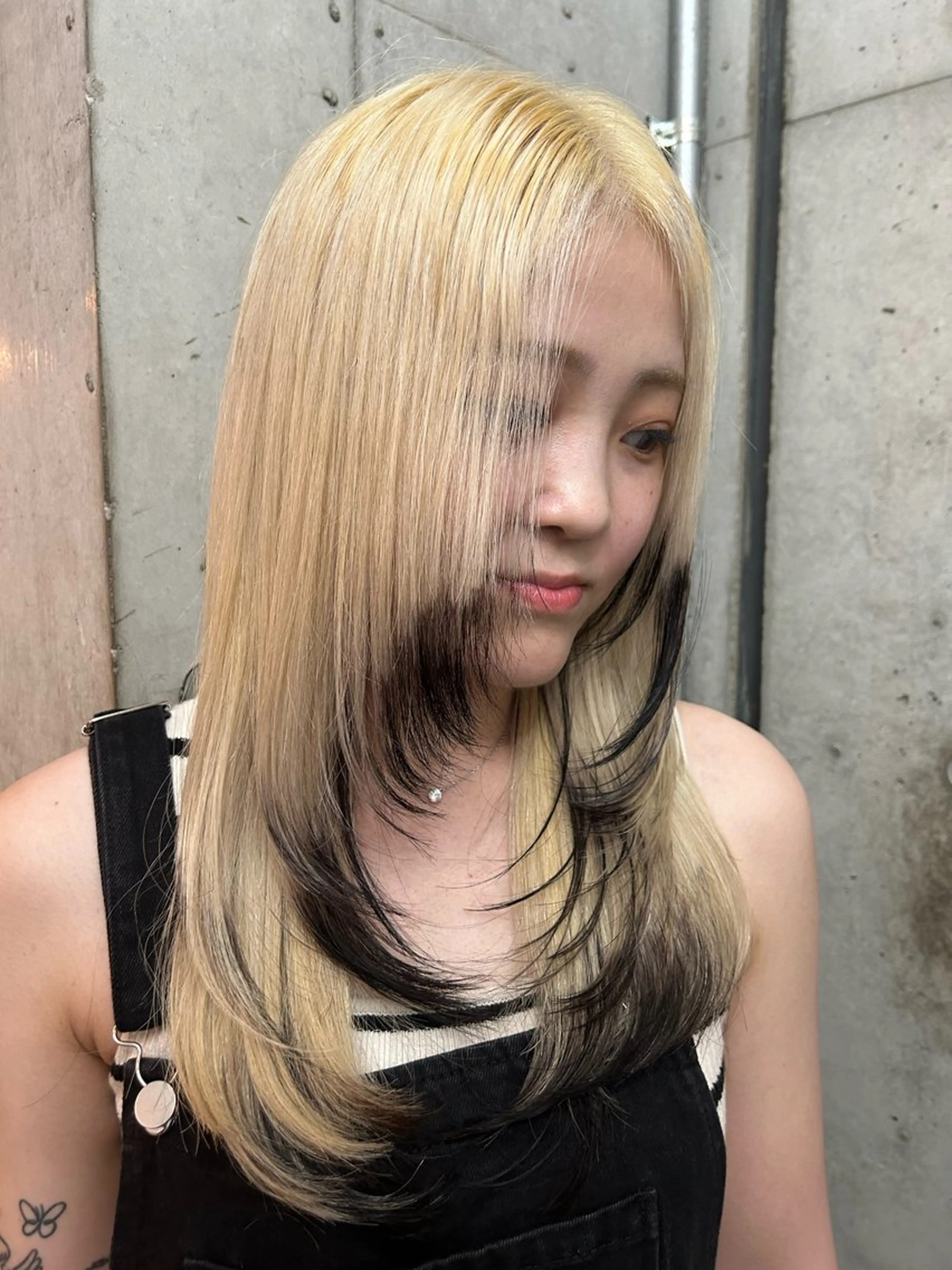 ロング カラー ヘアカラー トリートメント 🎨デザイン🥇 美髪・艶髪　日暮千敬のヘアスタイル