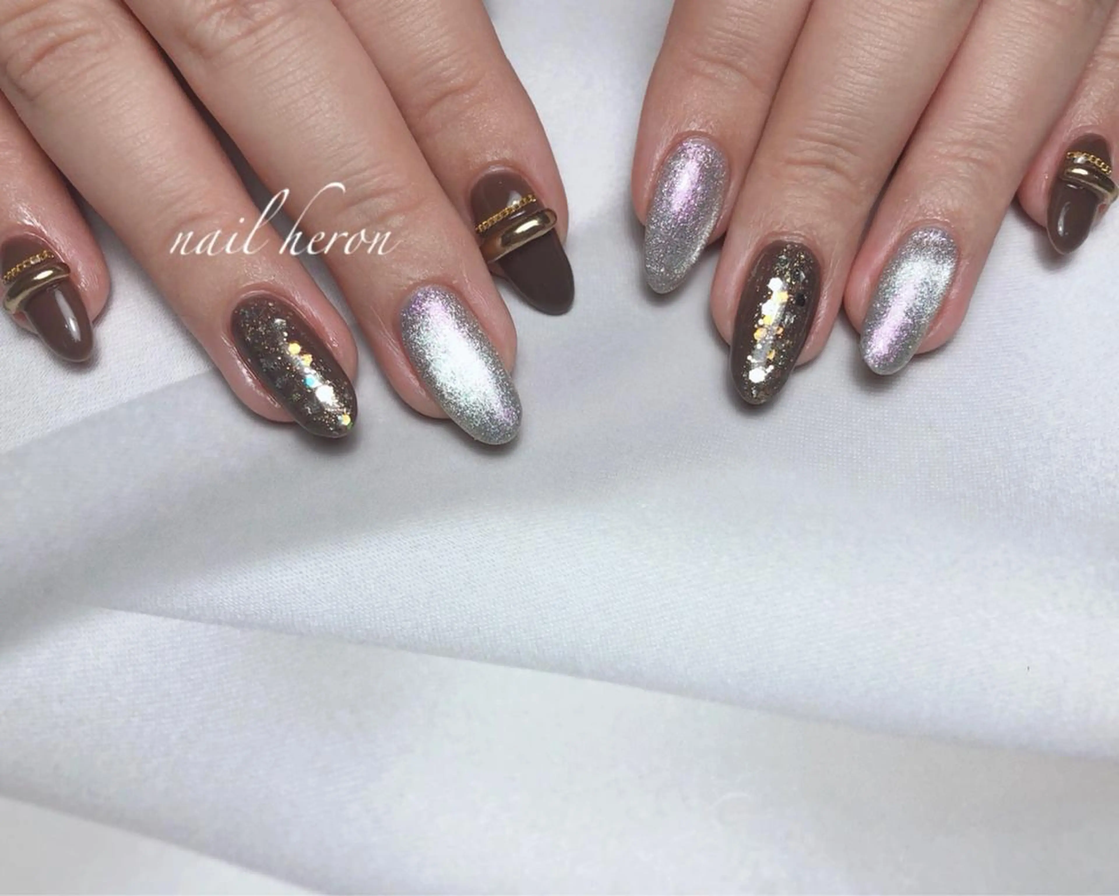 ネイル マグネットネイル ハンドネイル nail heron所属・saki_ nail heronのその他イメージ