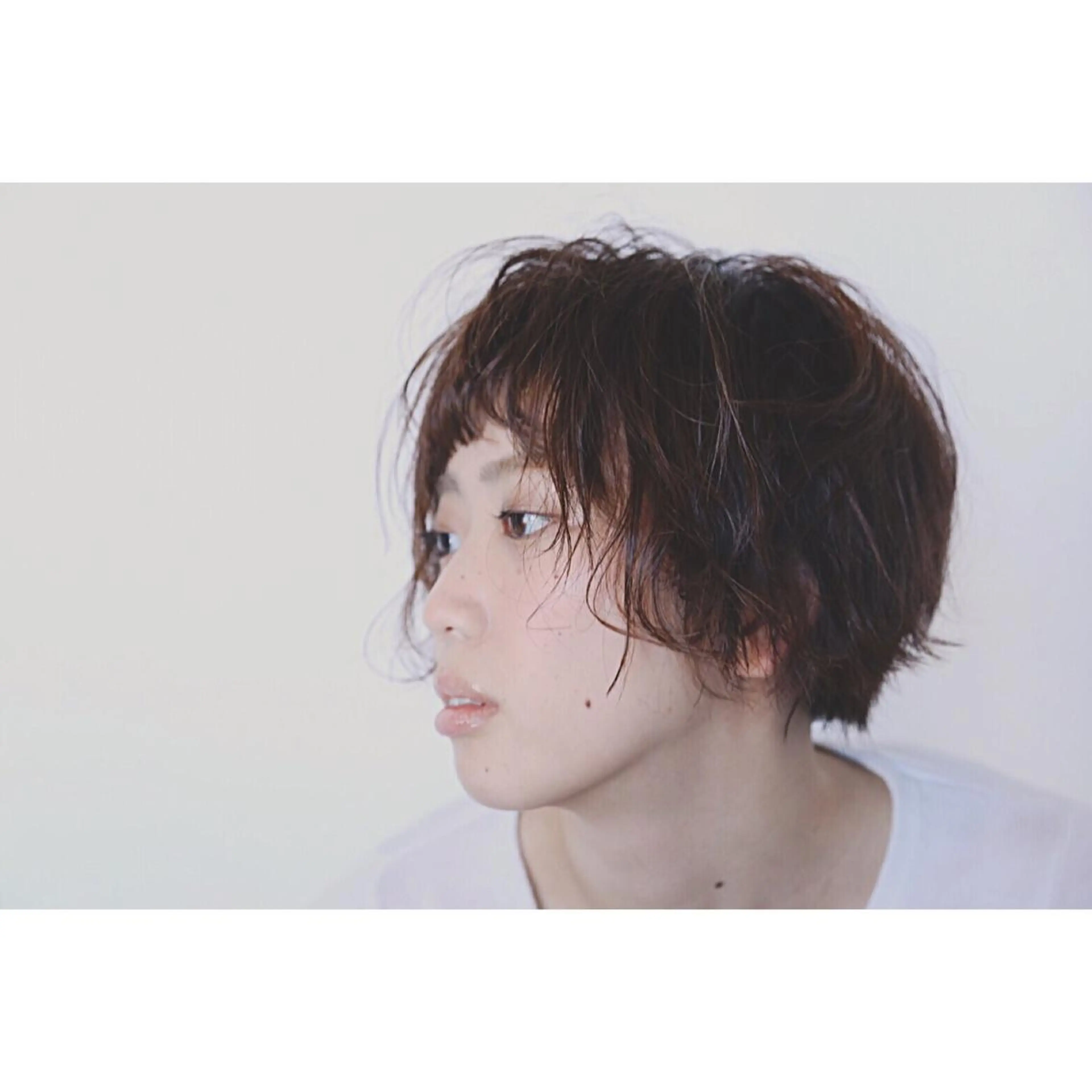 ショート ミディアム カラー パーマ FRAME所属・FRAME 名古屋市北区のヘアスタイル