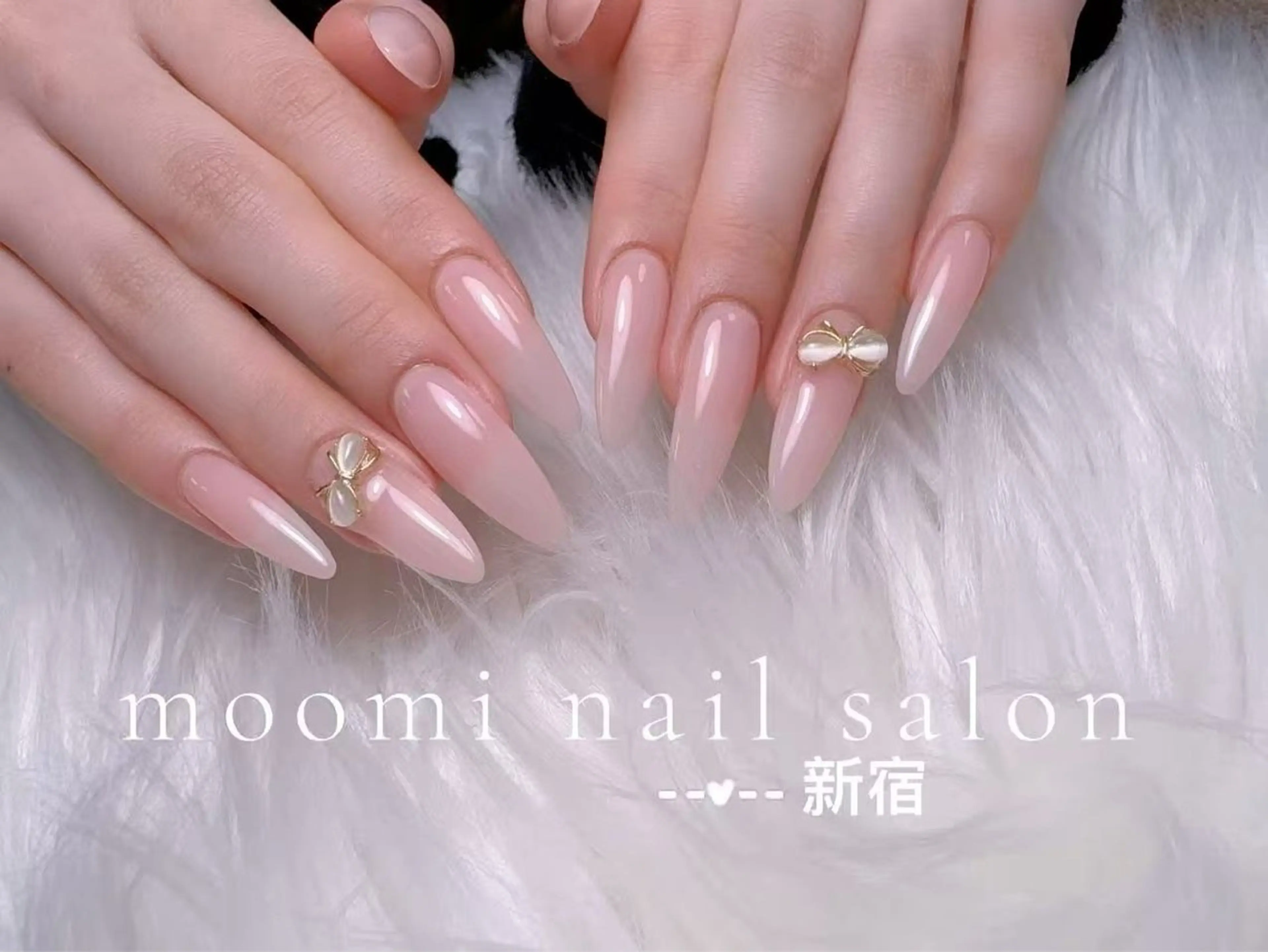 ロング ハンドネイル Moomi あずりのネイルデザイン