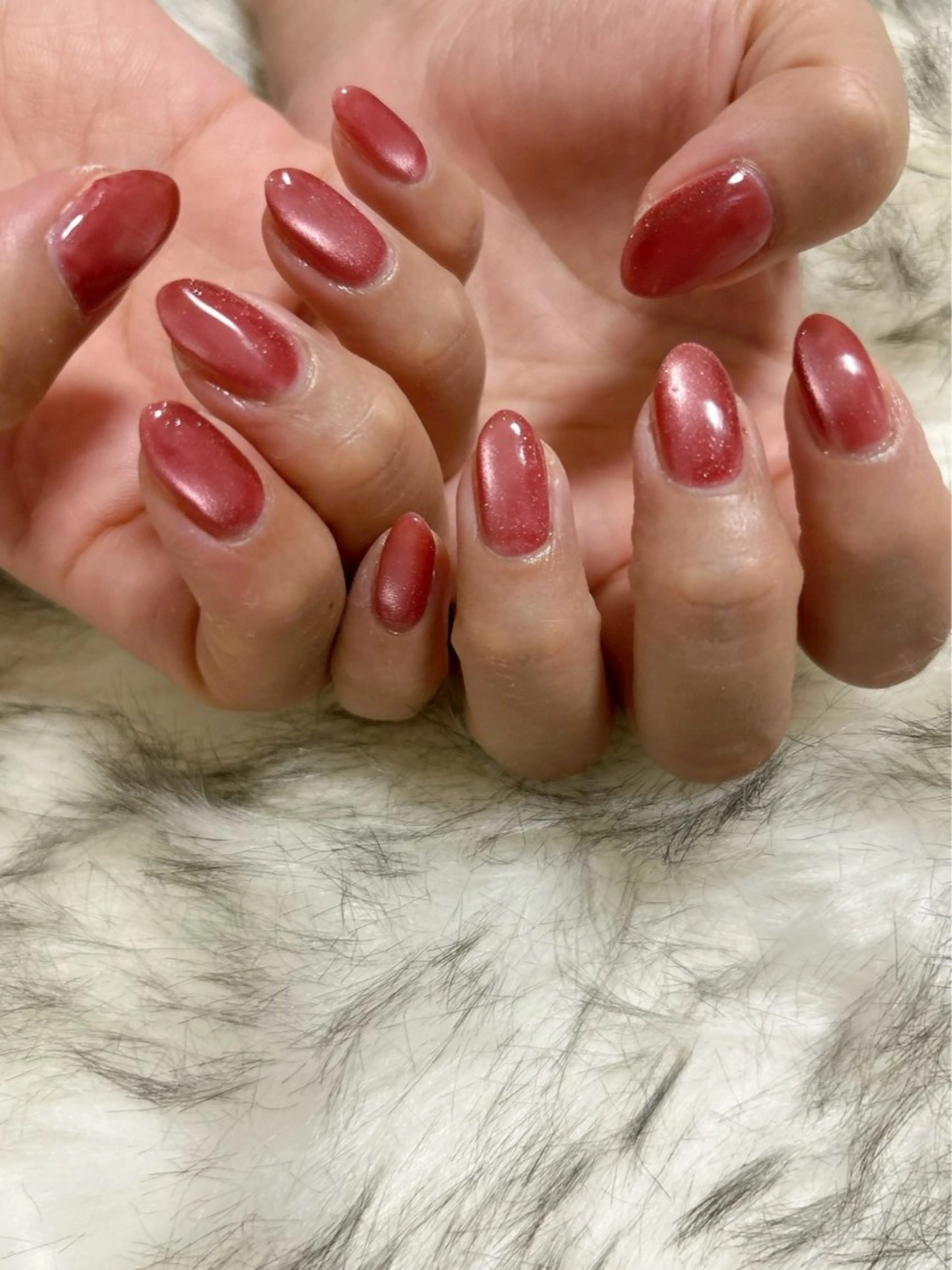 ネイル オーロラネイル ブルー フットネイル フレンチネイル ジェルネイル ハンドネイル kiki nail たまプラーザのネイルデザイン