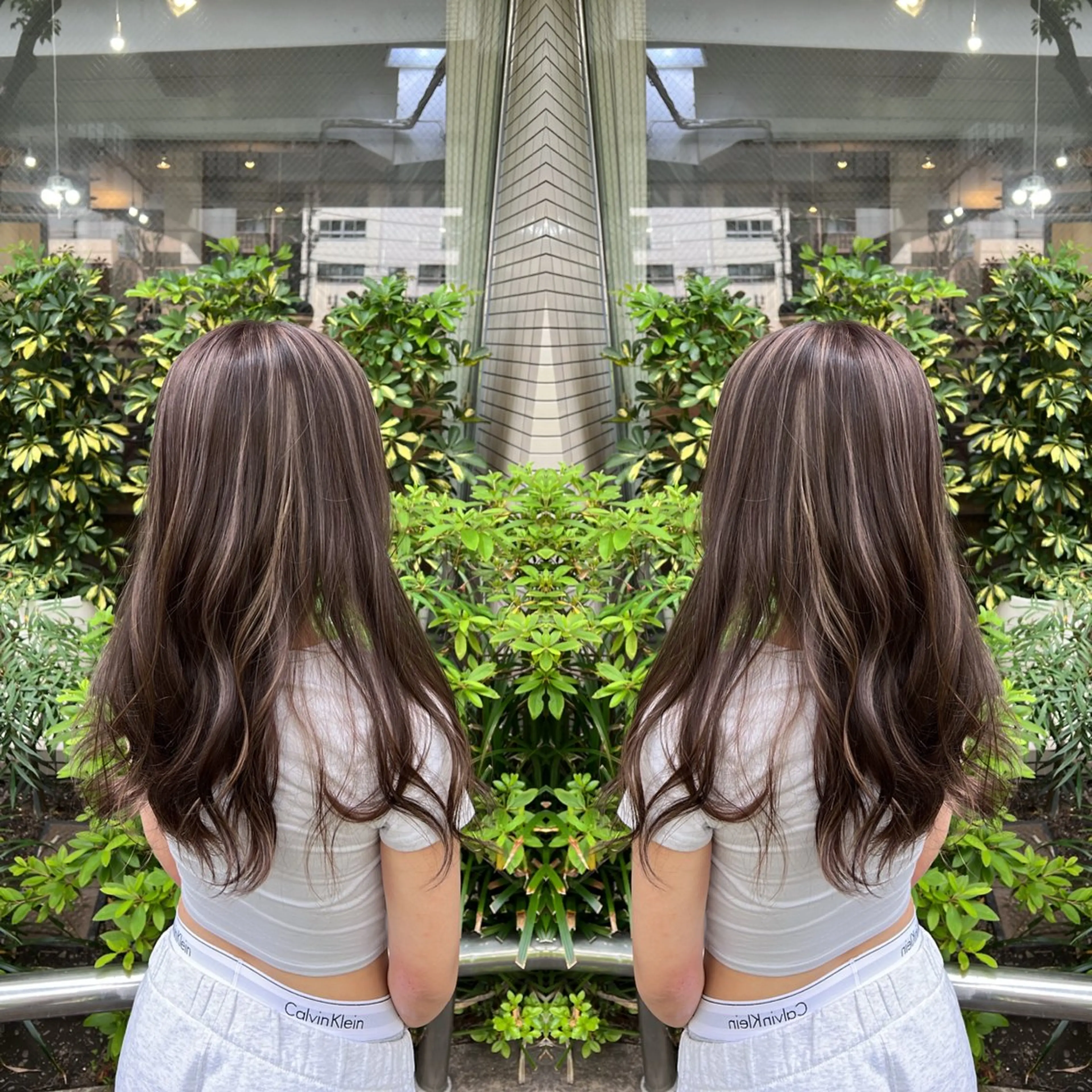 ロング カラー レイヤー/ボブ/ ミニボブ/AOIのヘアスタイル