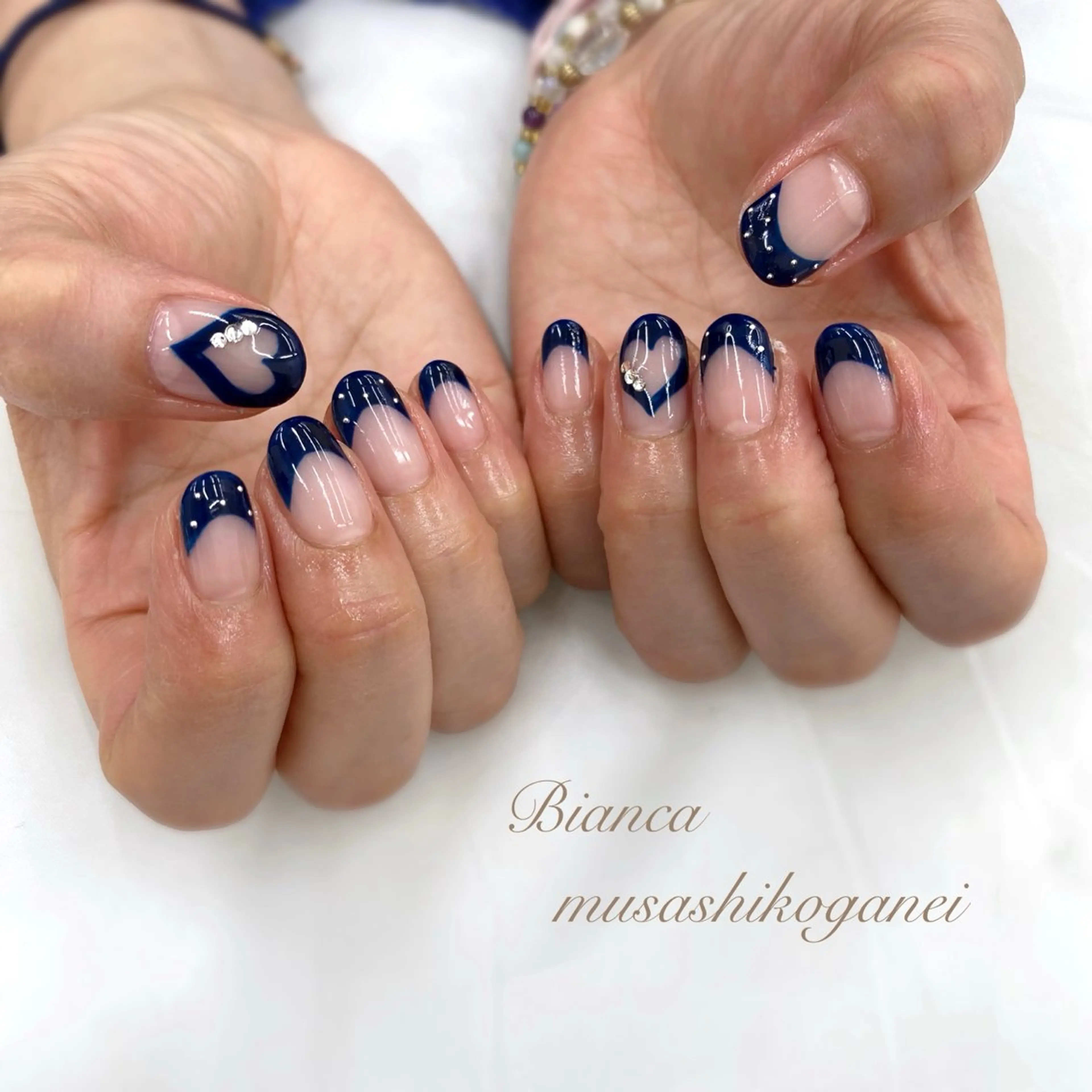 ネイル ハンドネイル Bianca 武蔵小金井 しぎはらのネイルデザイン
