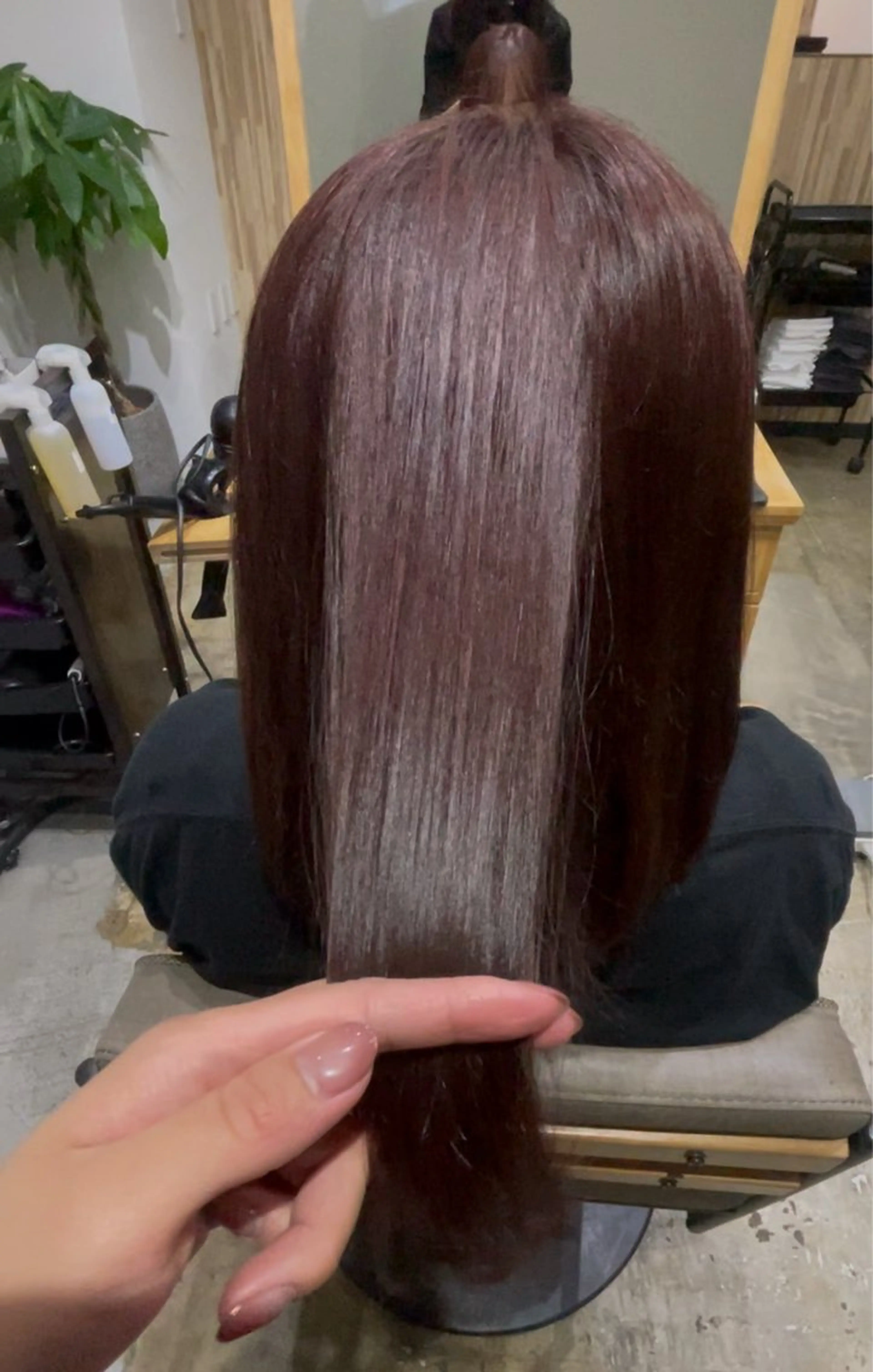 ミディアム 🖤Keina🖤 大人上品カラー.*˚のヘアスタイル