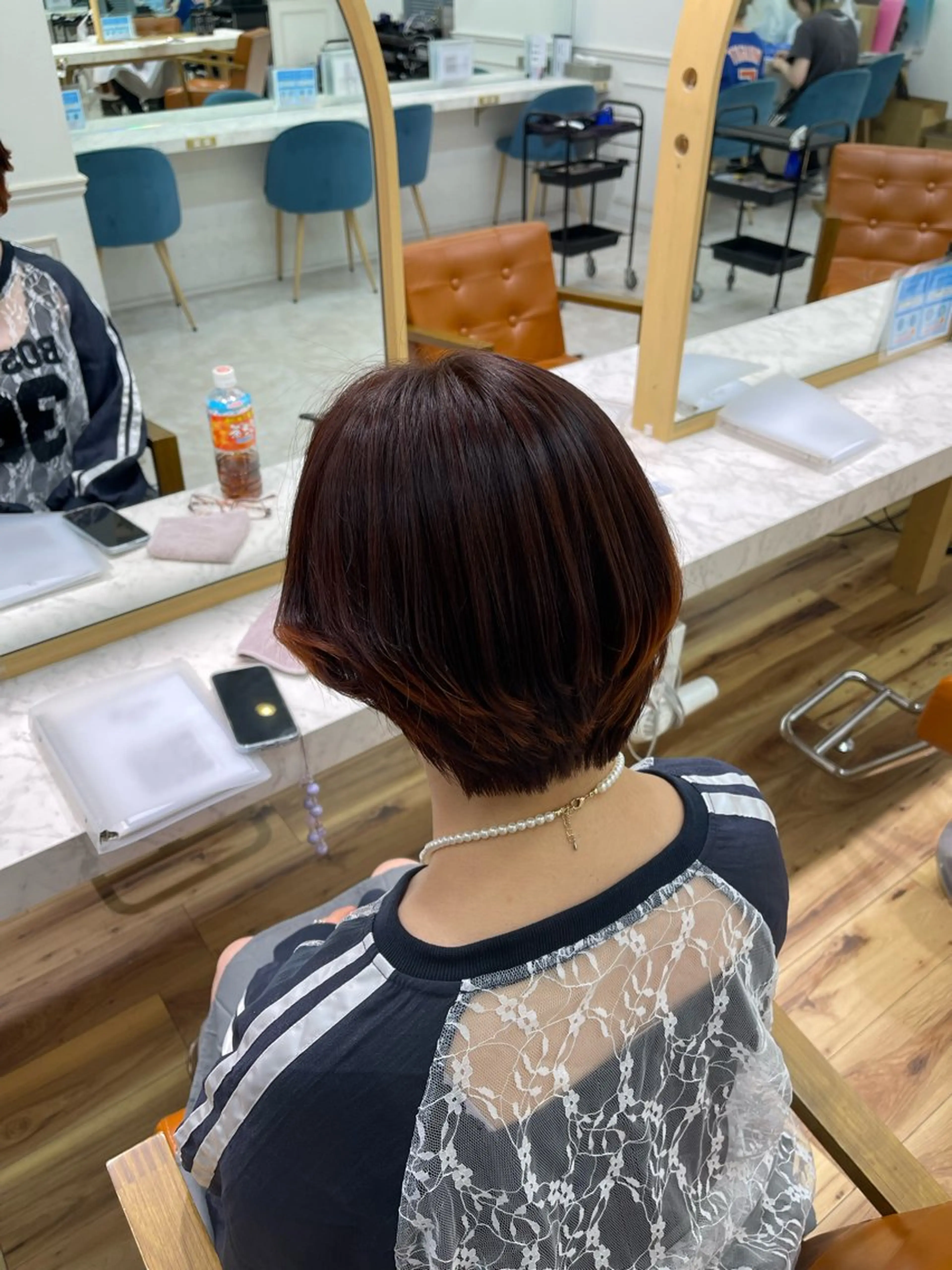 カラー ヘアカラー トリートメント 木村 咲花のヘアスタイル