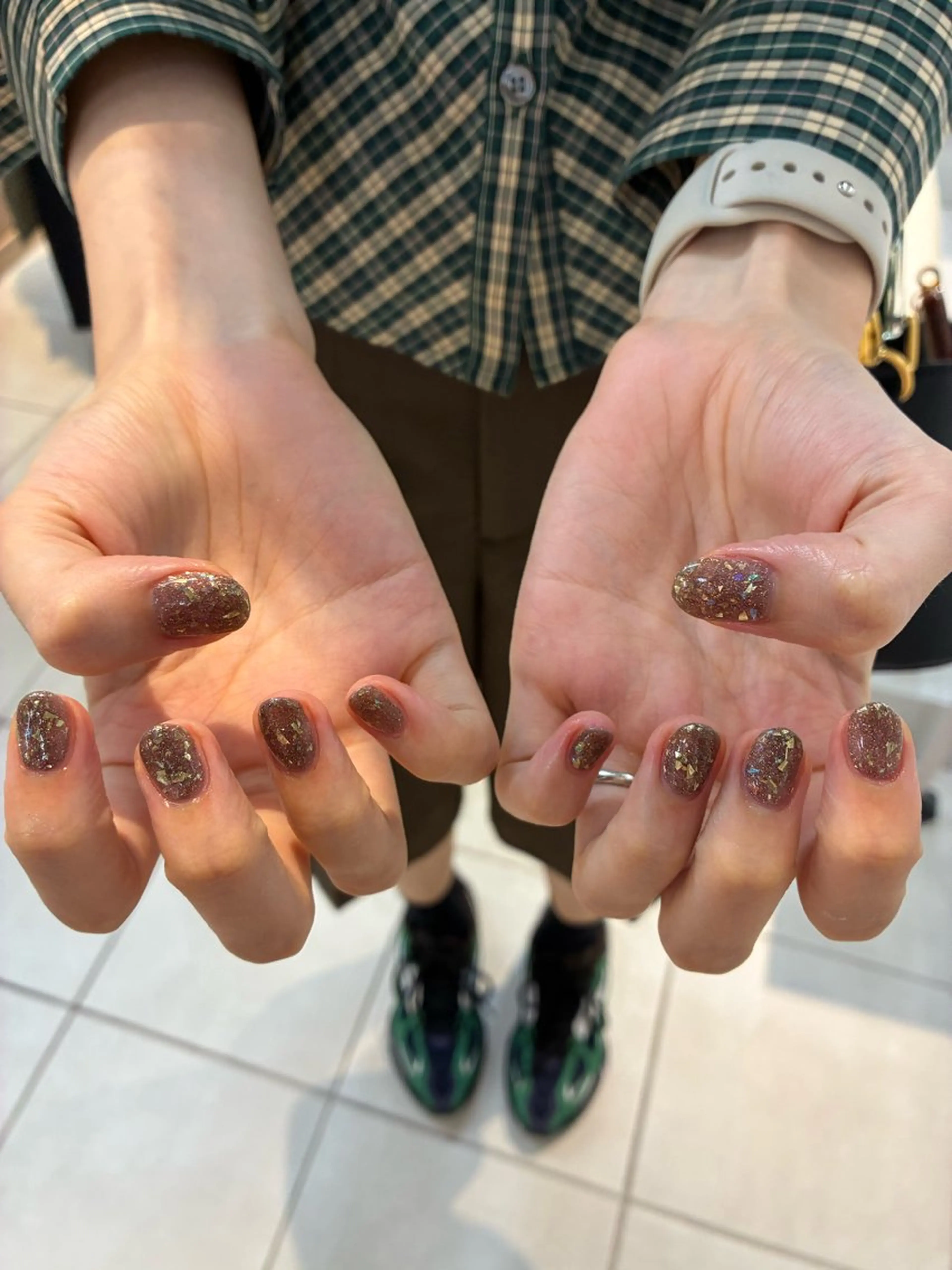 ネイル ラメ(グリッター) moeka nail9のネイルデザイン
