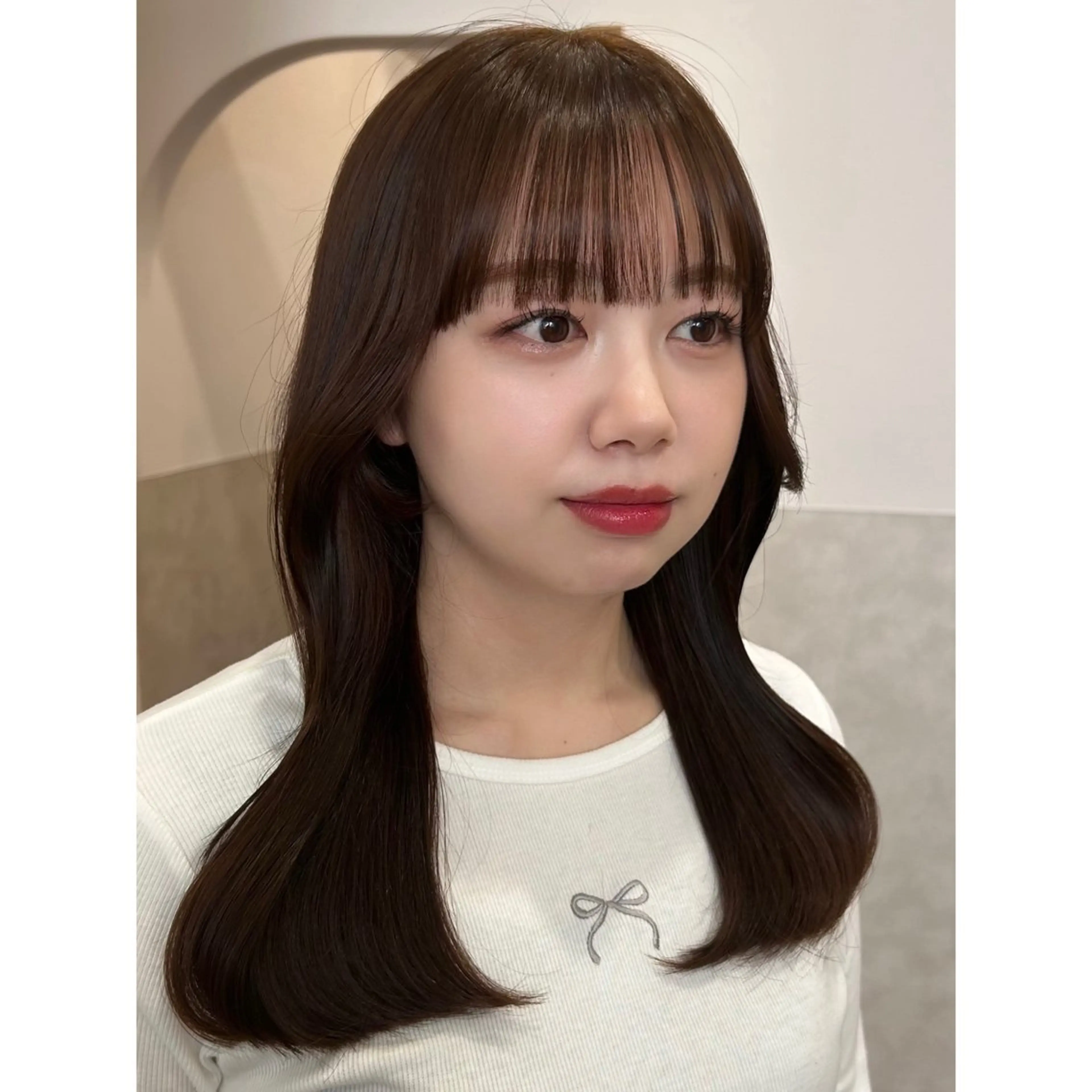 セミロング カラー カット ヘアカラー トリートメント レイヤー/艶カラー/ Natsuho💞のヘアスタイル