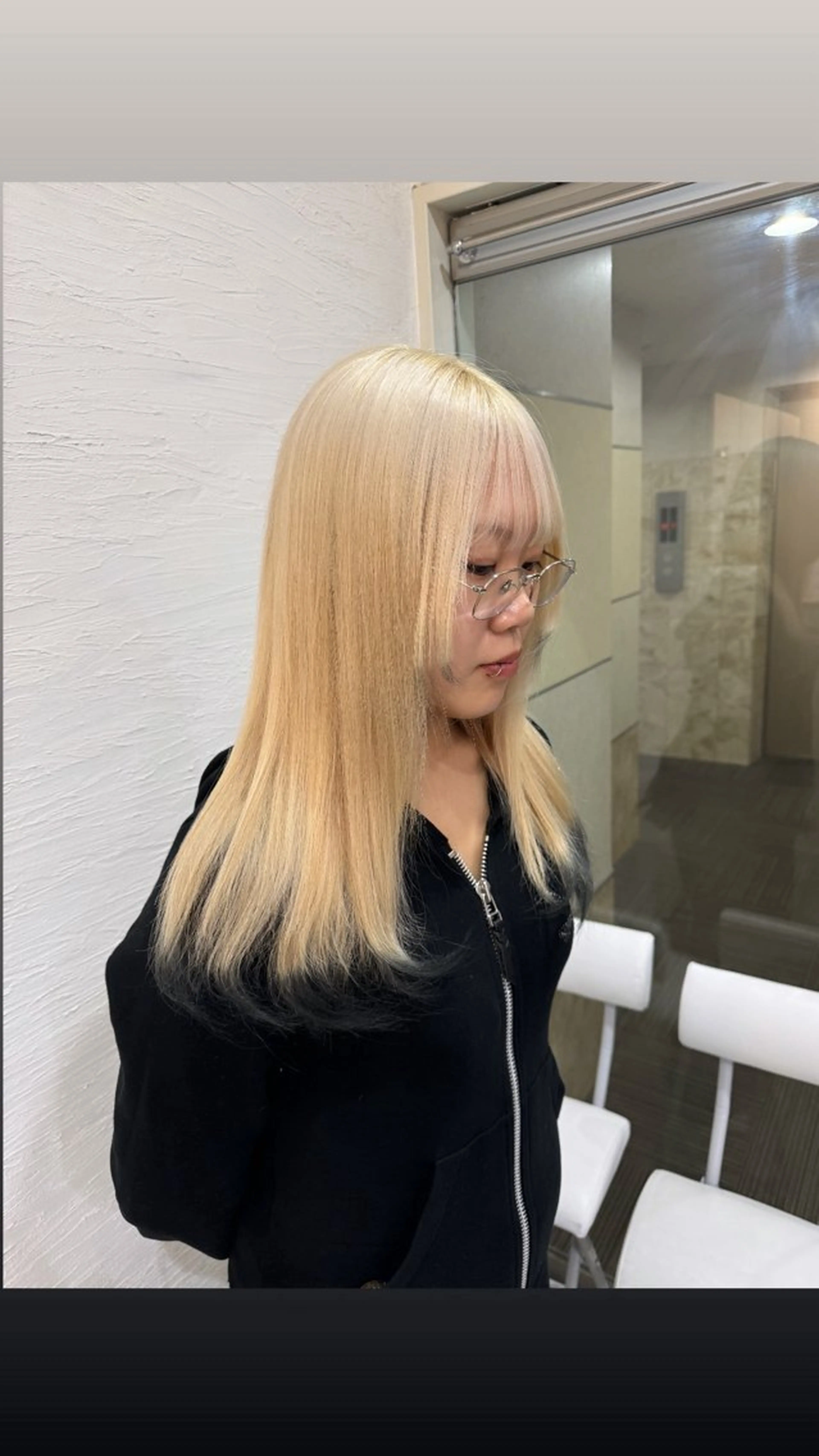 セミロング カラー ミユル/ ブリーチカラー🎀✨のヘアスタイル