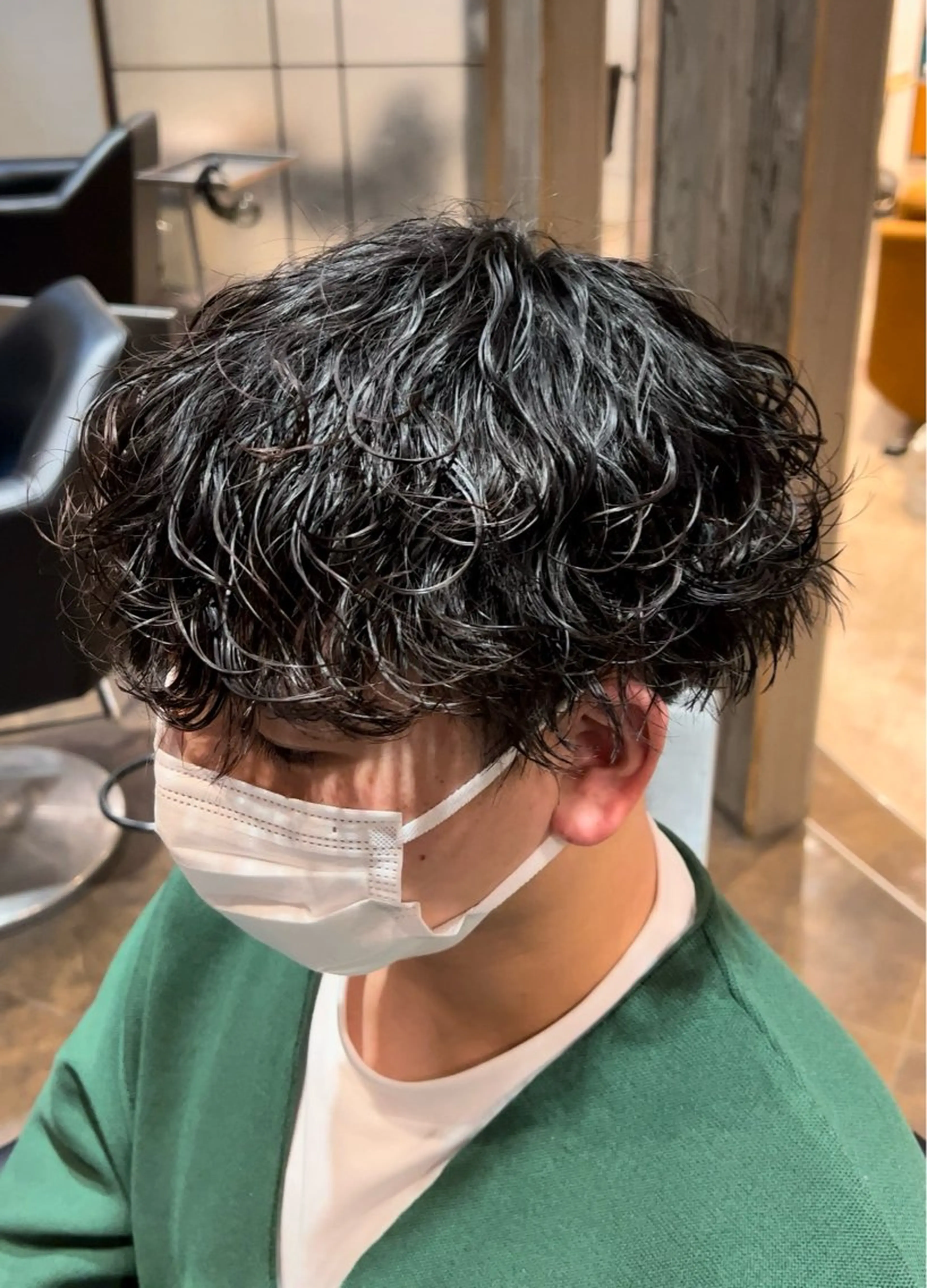 ミディアム ミディアムパーマ メンズ特化/カラー/ パーマ/ケイシンのヘアスタイル