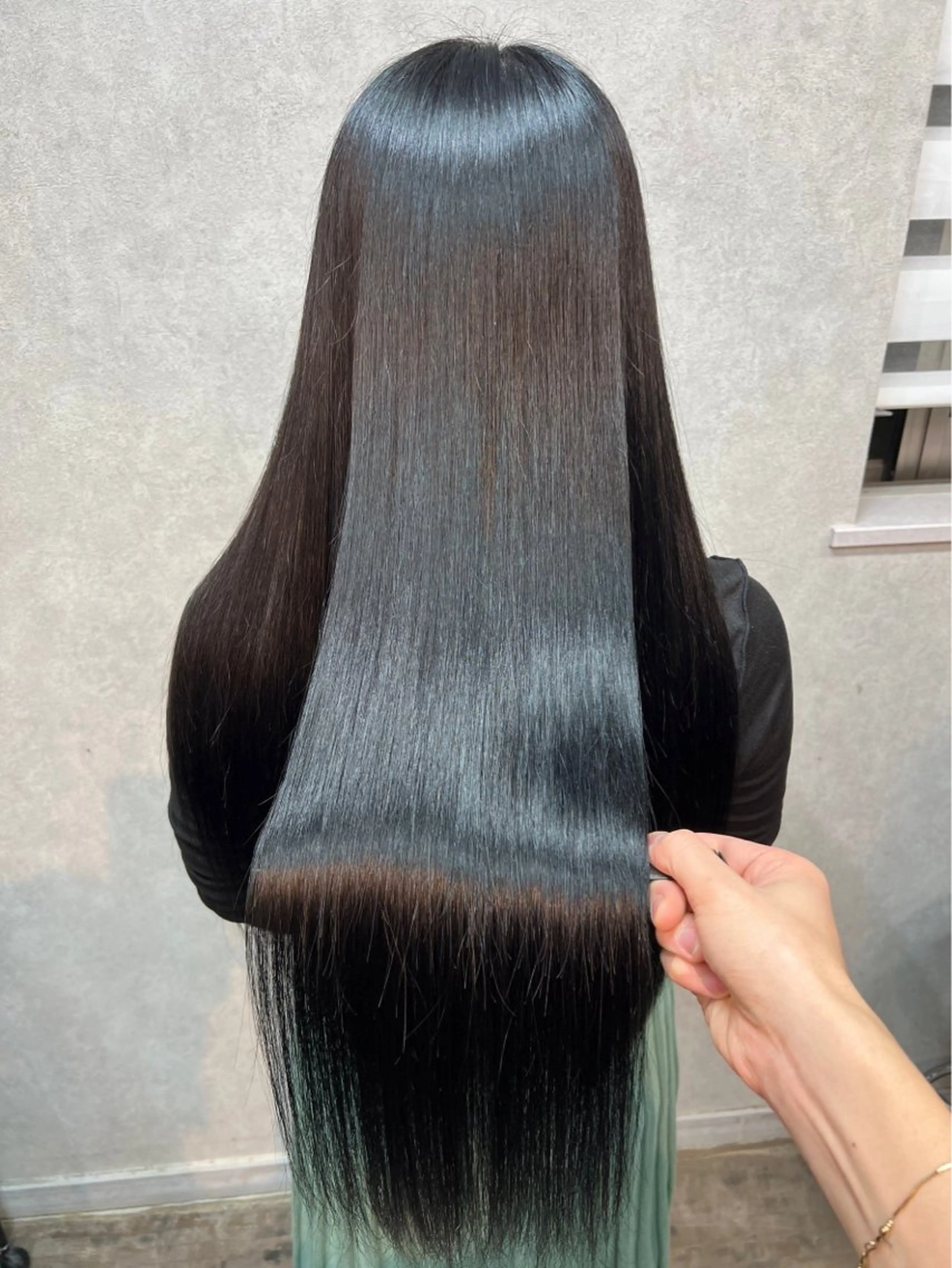 セミロング 髪質改善 韓国風ヘア トリートメント トリートメント [表参道/透明感 /モテHAIR/駿太のヘアスタイル