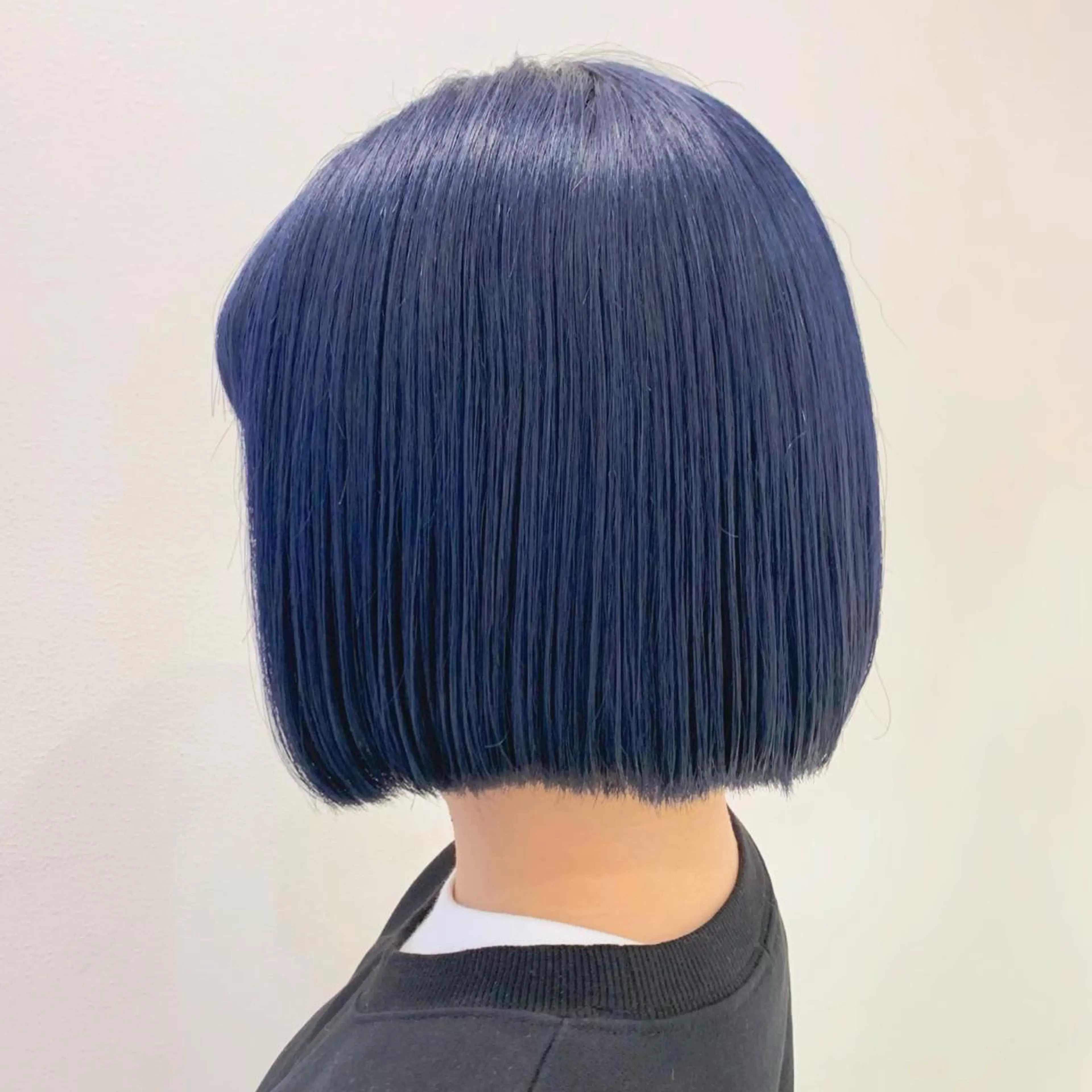 ミディアム カラー ヘアアレンジ ブルーカラー ネイビーカラー ヘアカラー 🍒暖色✖️レイヤー ／Haruna🍒のヘアスタイル