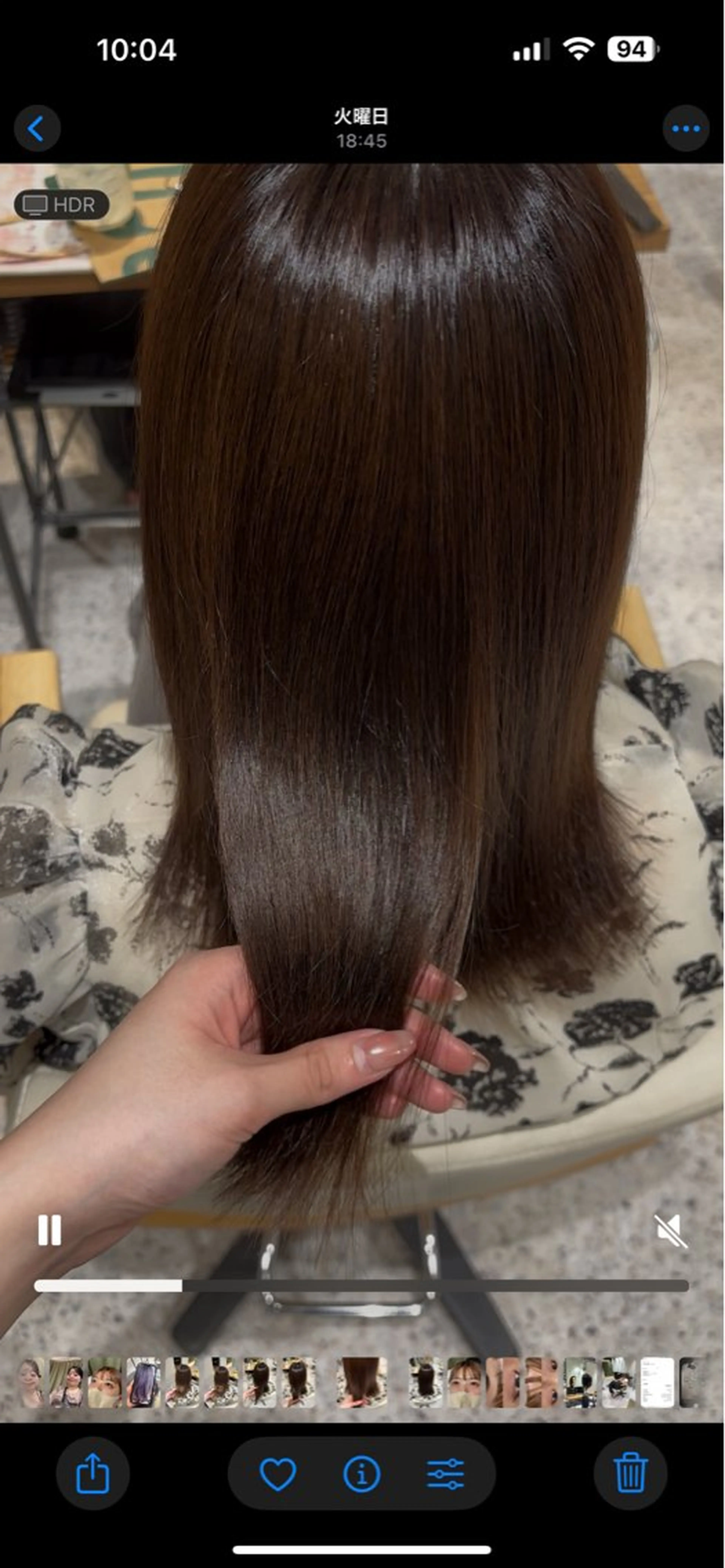 カラー なかもと あおいのヘアスタイル