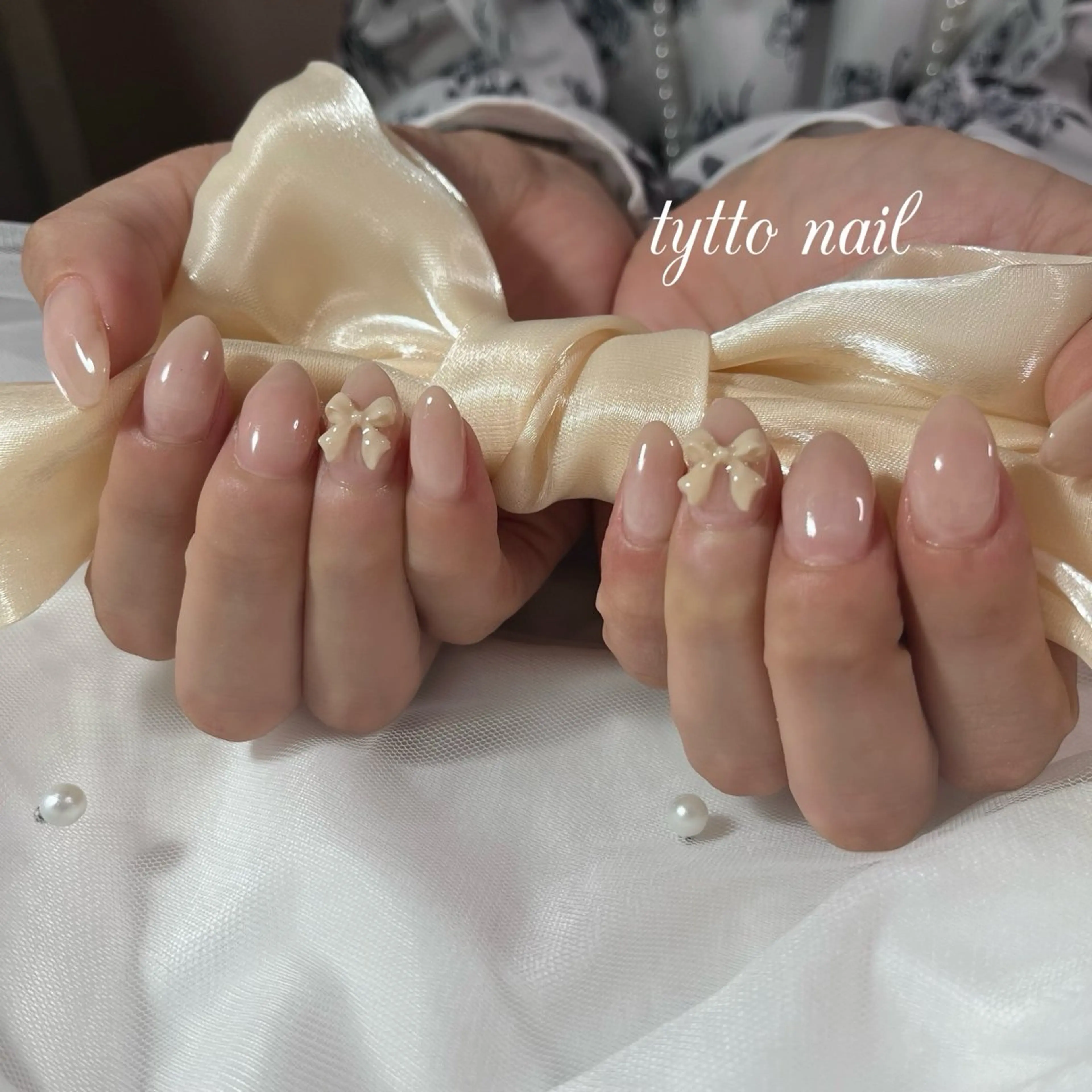 ネイル アートネイル ガーリー グラデーション オフィスネイル ワンカラーネイル ハンドネイル tytto nail ❤︎‪‪eri‪‪のネイルデザイン