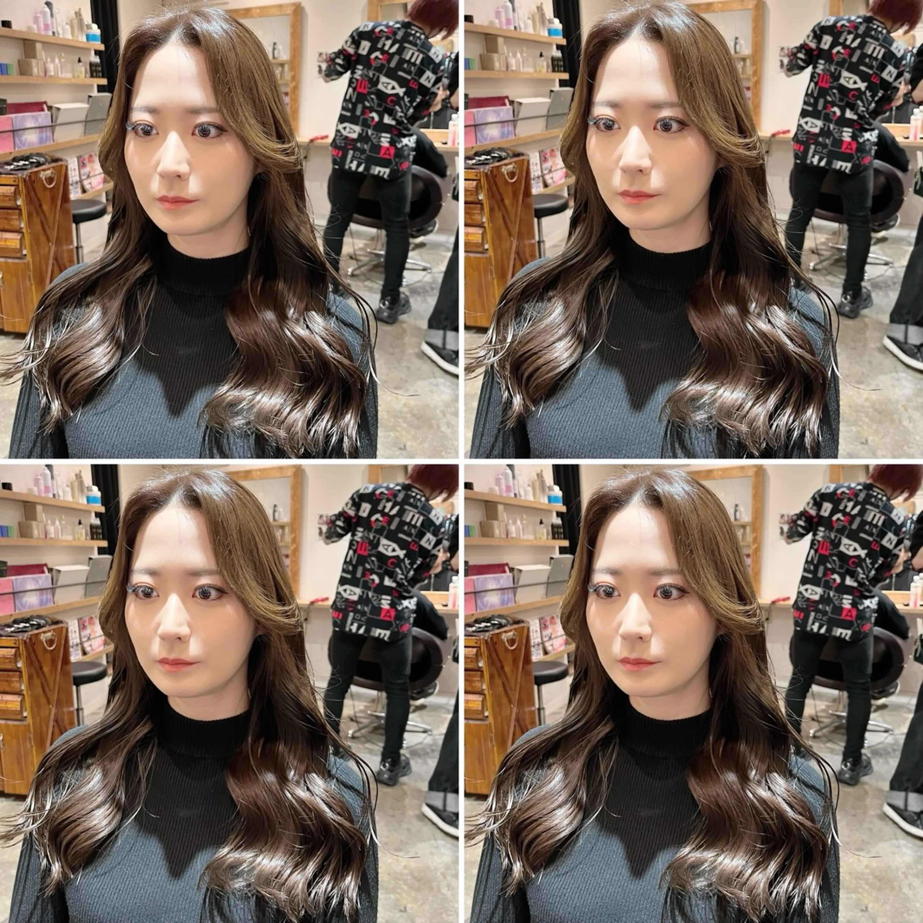 ロング カラー カット ヘアカラー トリートメント ヘアセット 髪質改善・韓国ヘア特 化💎店長望月のヘアスタイル