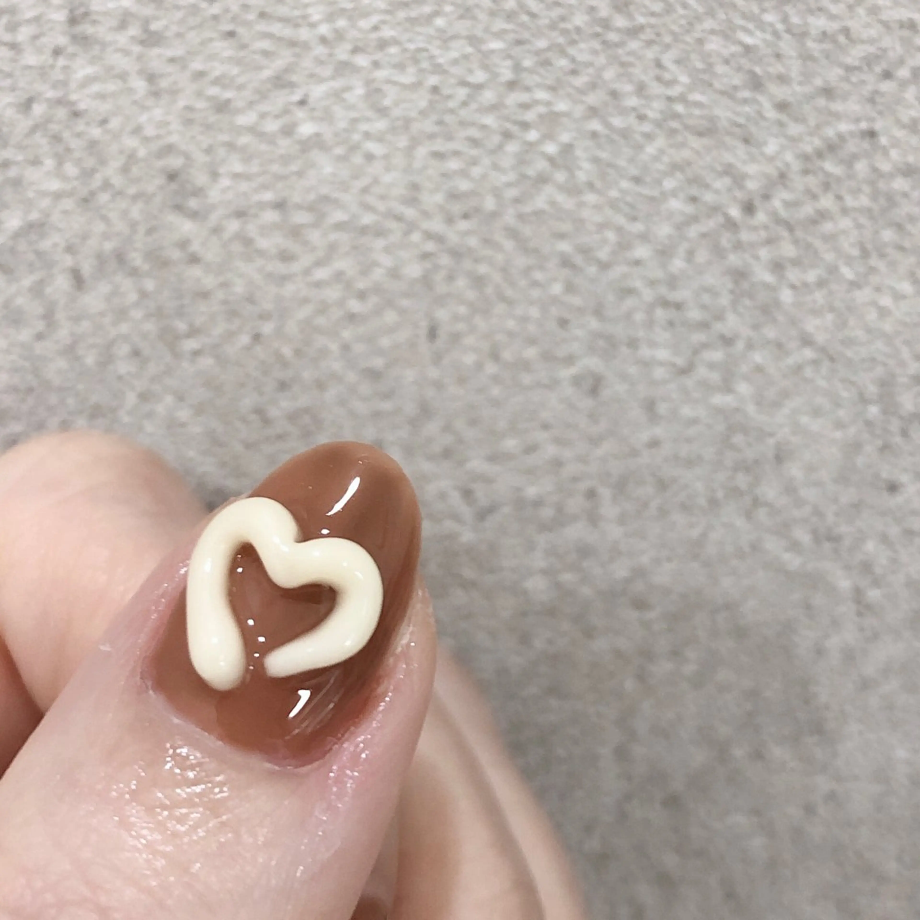 ネイル ハート ぷっくりネイル ハンドネイル nail heron所属・saki_ nail heronのその他イメージ