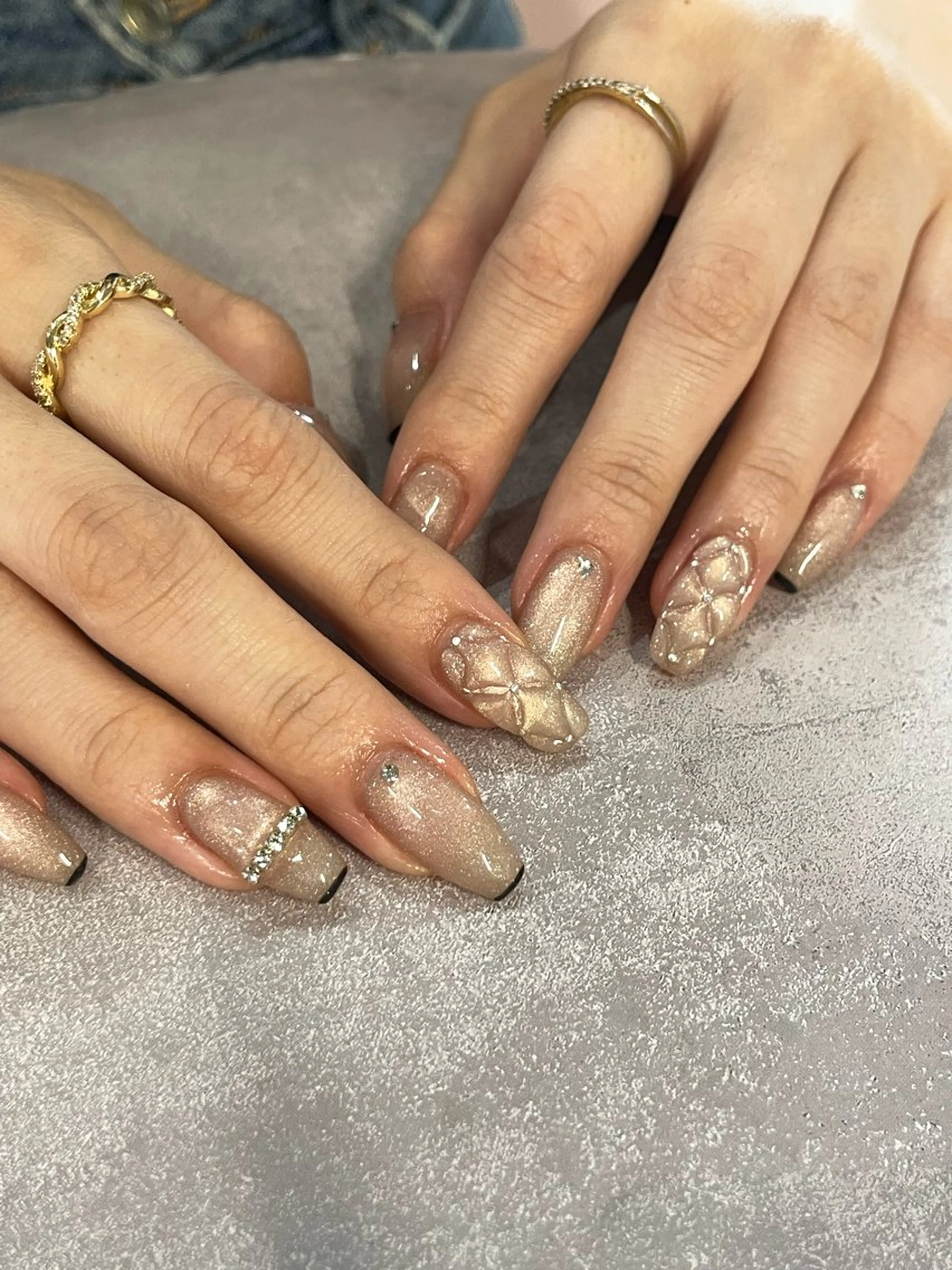 ネイル ハンドネイル Daywithout Anitingさきのネイルデザイン