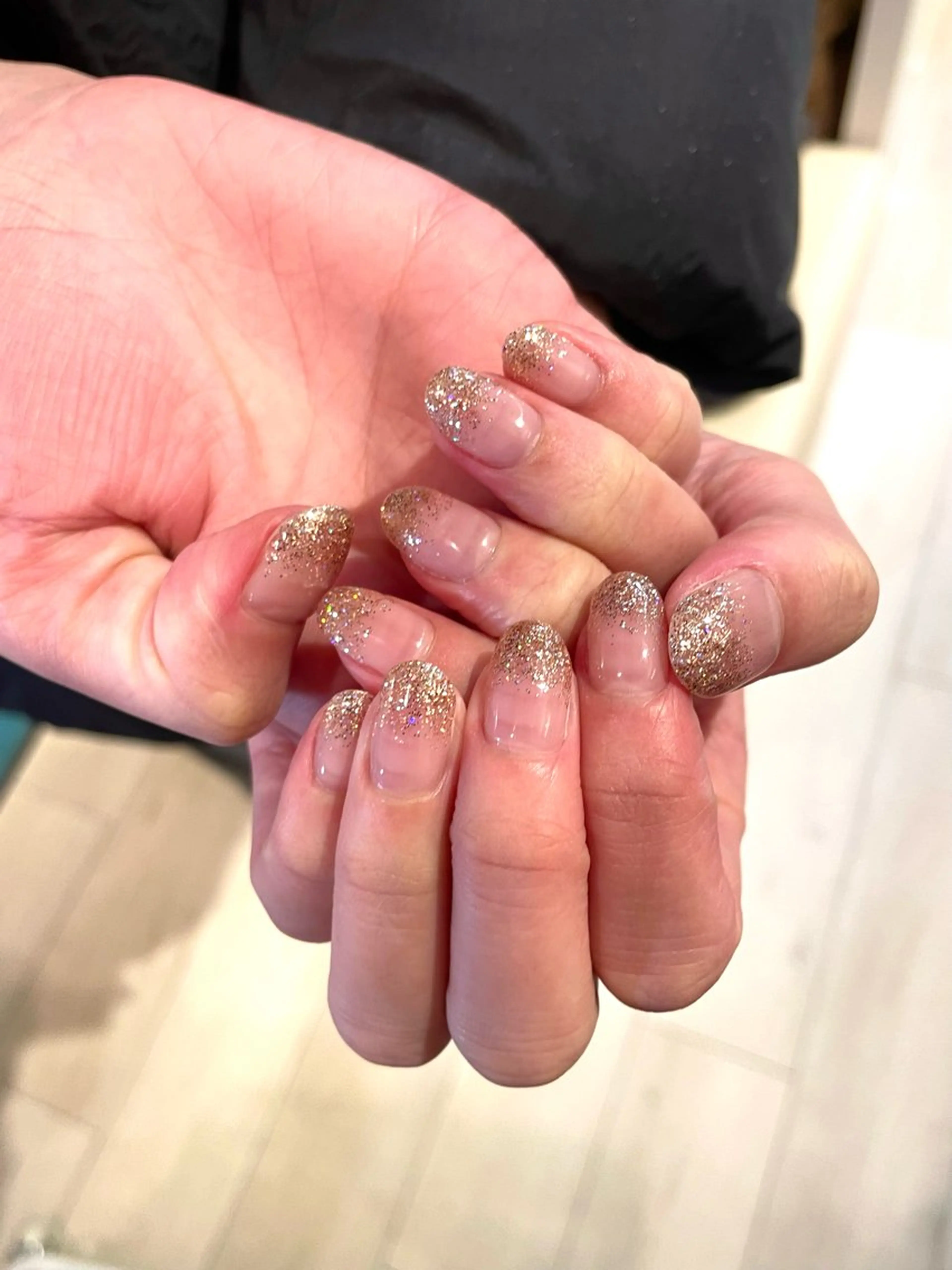 ネイル グラデーション ラメ(グリッター) ラメグラデーション KANOA nail place【カノア ネイル プレイス】所属・Sasa ✿のネイルデザイン