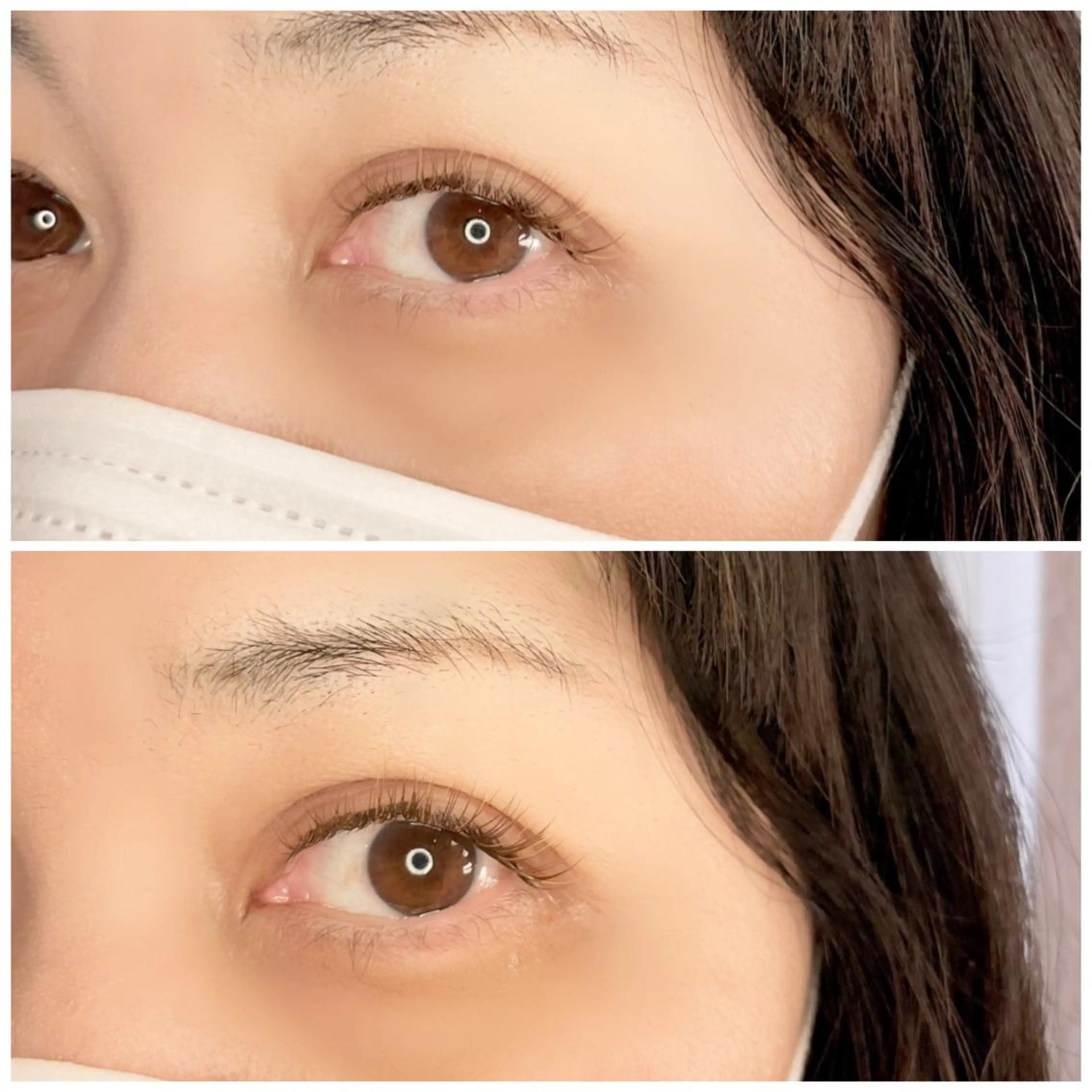 マツエク・マツパ Cカール カラーマツエク 目尻長め YUNIKO eyelashのマツエク・マツパデザイン