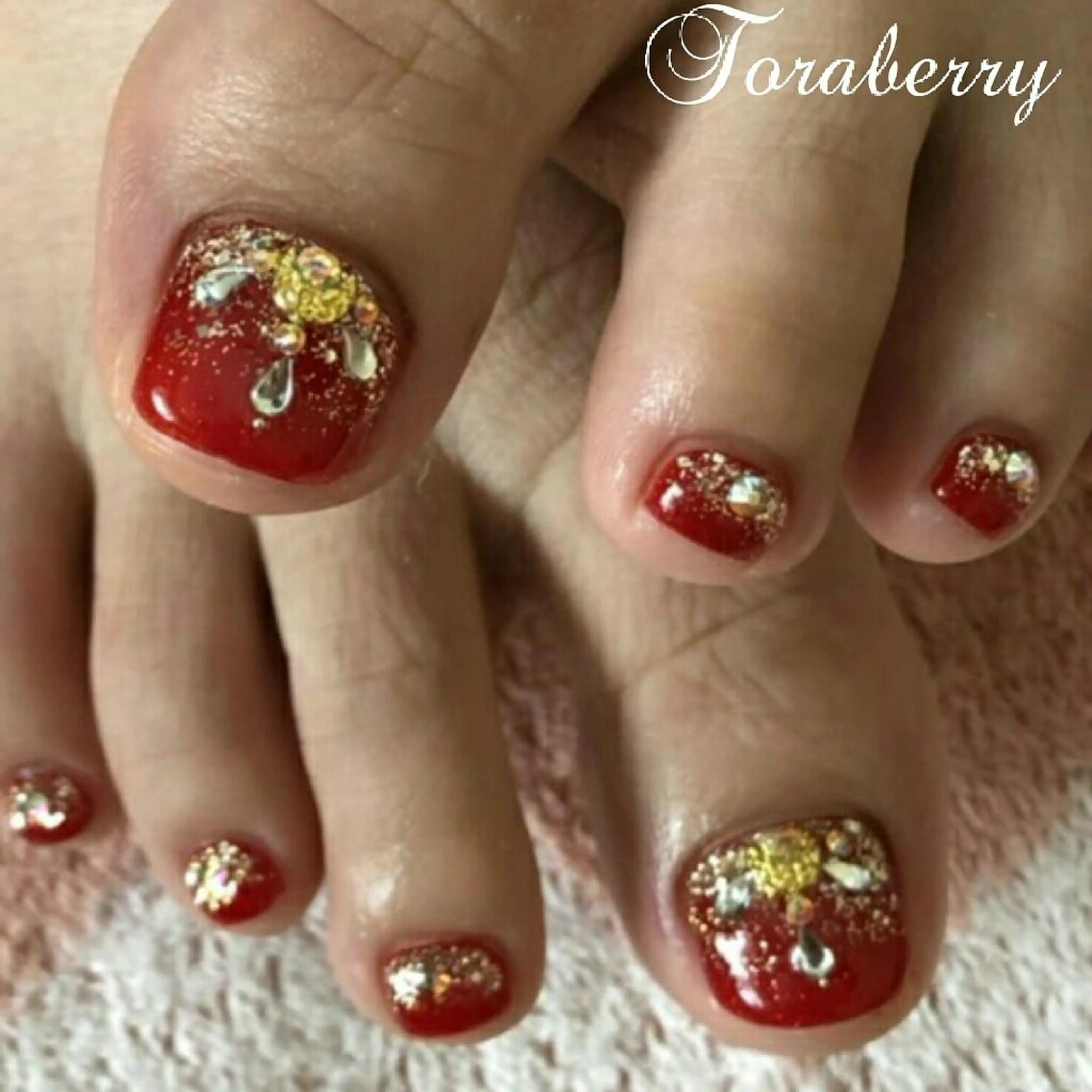 ネイル フットネイル フットネイル ネイリスト なつみのネイルデザイン