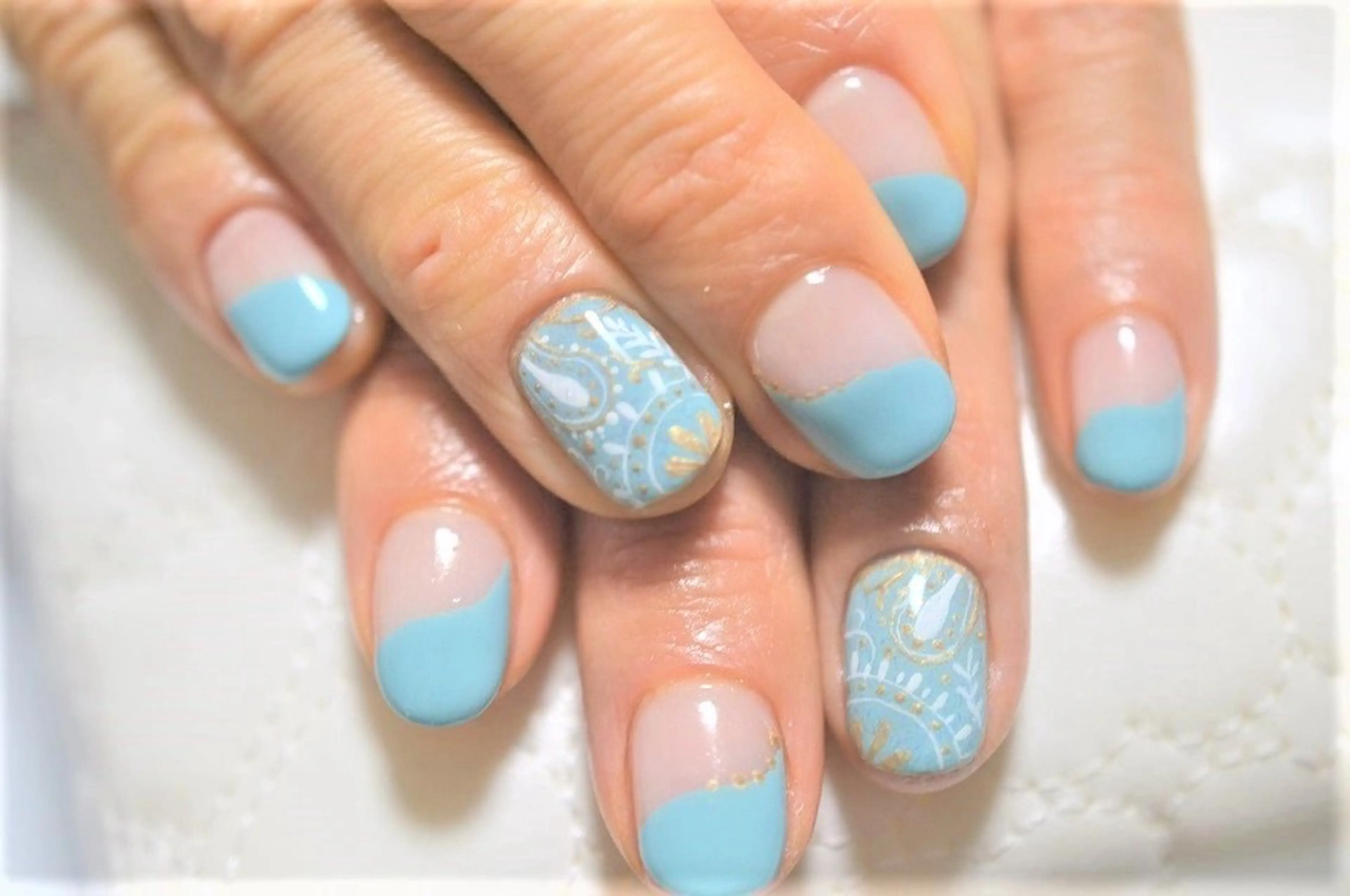 ネイル アートネイル ジェルネイル パラジェル ハンドネイル nail Haniel所属・半蔵門サロンハニエル 魅神 ちよのネイルデザイン