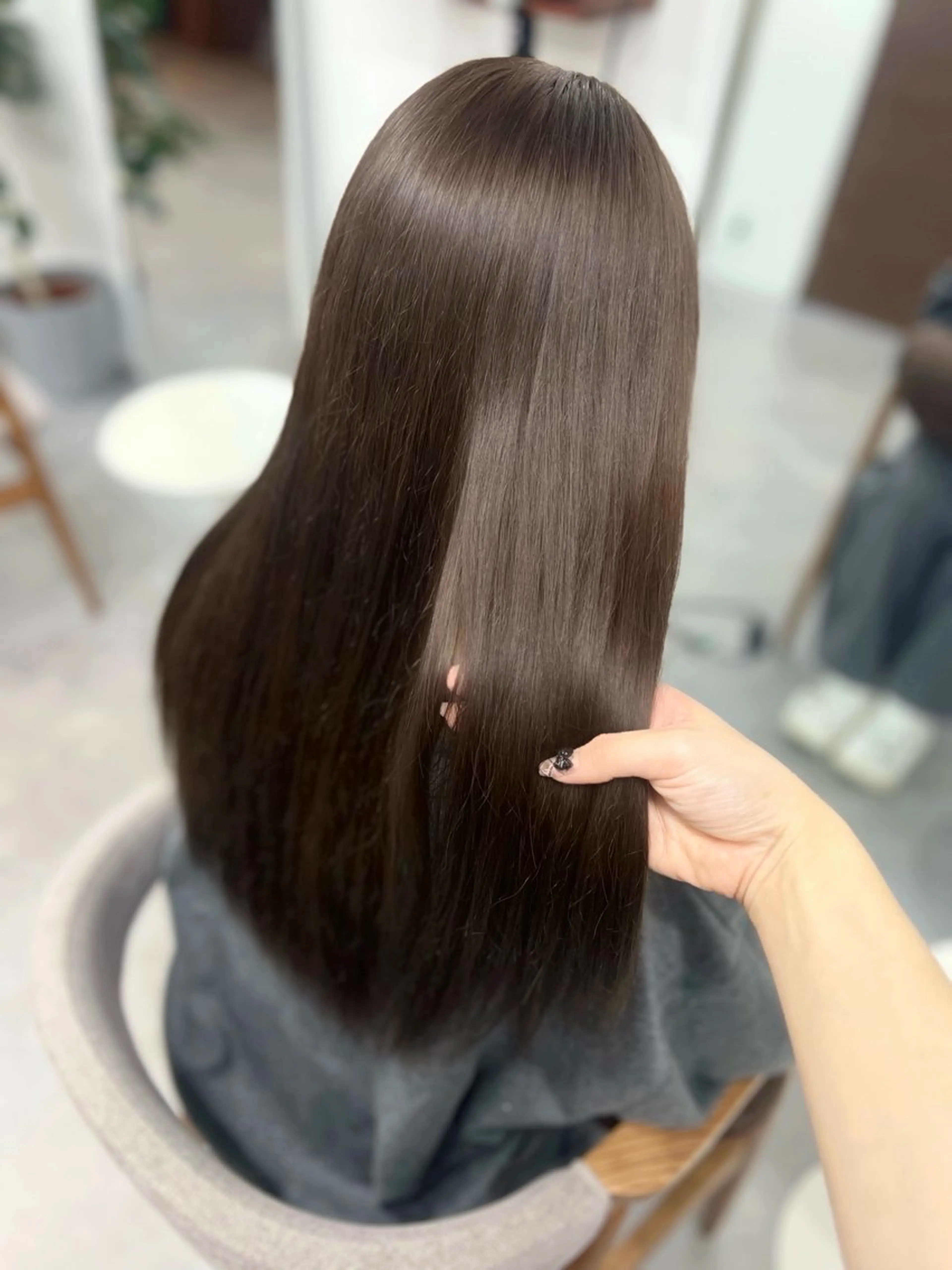 ロング カット ヘアカラー トリートメント 🎀透明感カラー/ 金沢駅 ⠀yui🎀のヘアスタイル