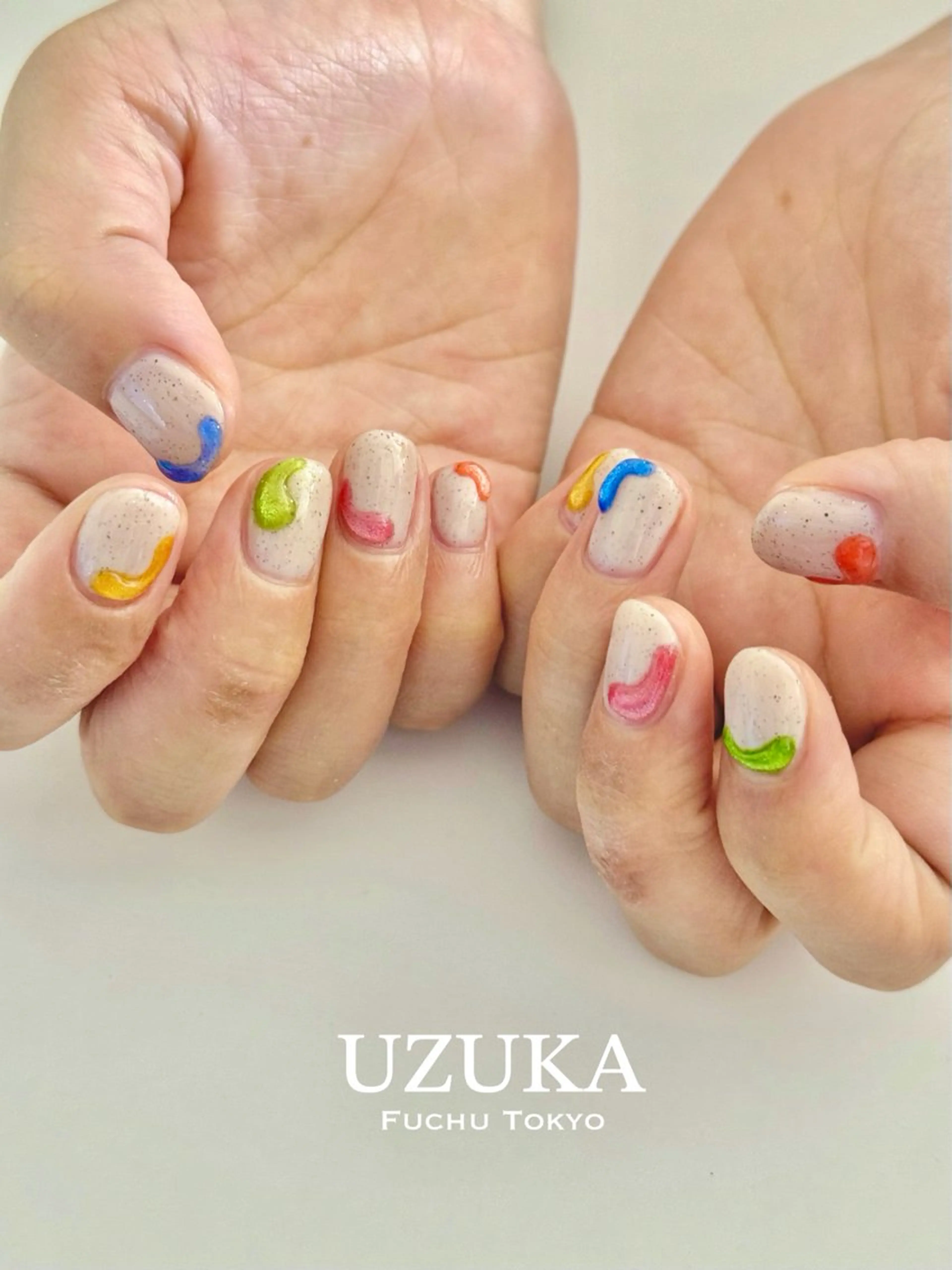 ネイル マグネットネイル ハンドネイル ハンドケア 【nail】 Uzuka🌙のネイルデザイン