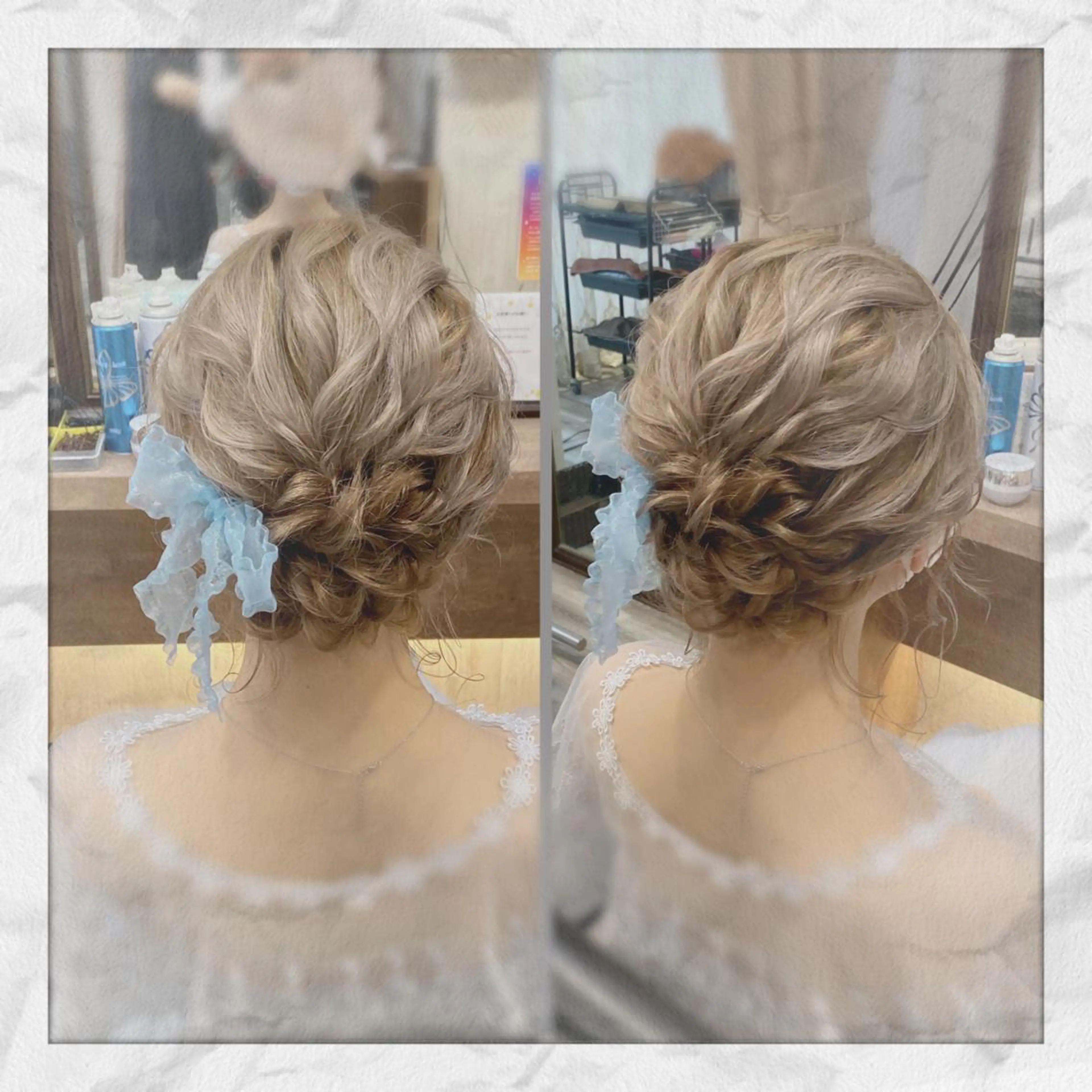 ミディアム ヘアアレンジ ヘアセット ヘアセット/着付け 𓇼 松本 夏美𓇼のヘアスタイル