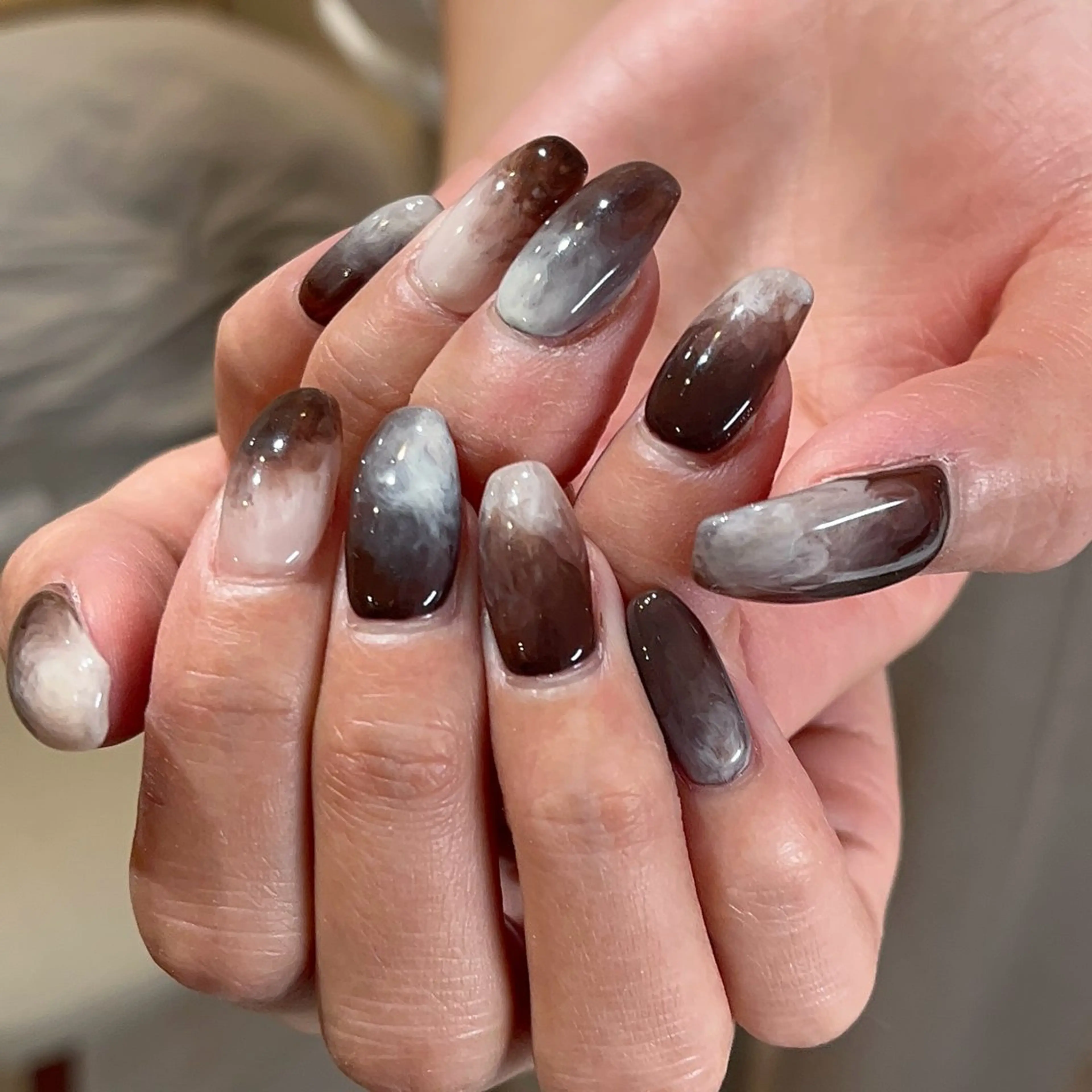 ネイル アートネイル ハンドネイル AO所属・ayame 🌙AO府中のネイルデザイン