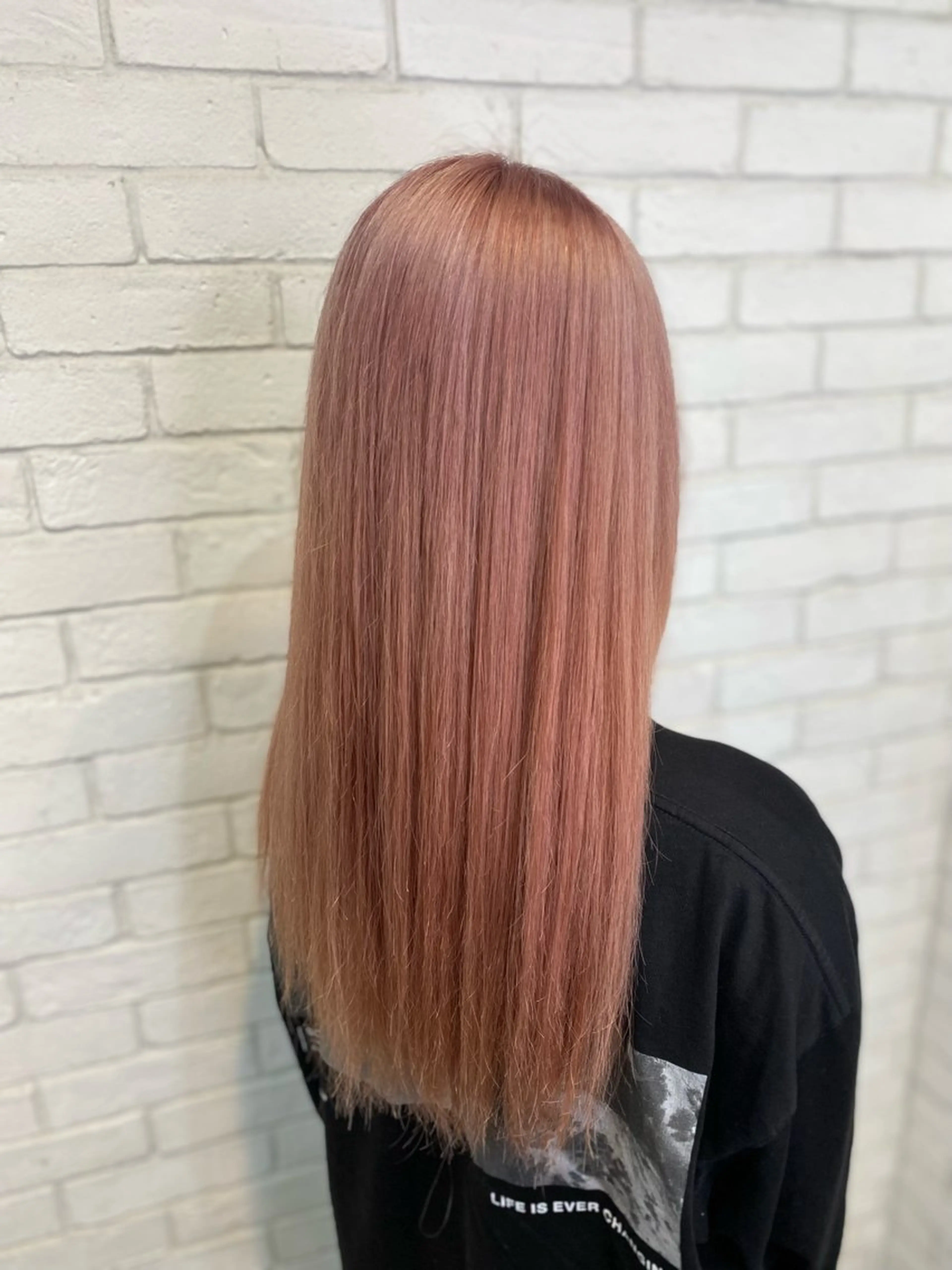 ロング カラー ヘアカラー トリートメント ヨシダ フミノリのヘアスタイル
