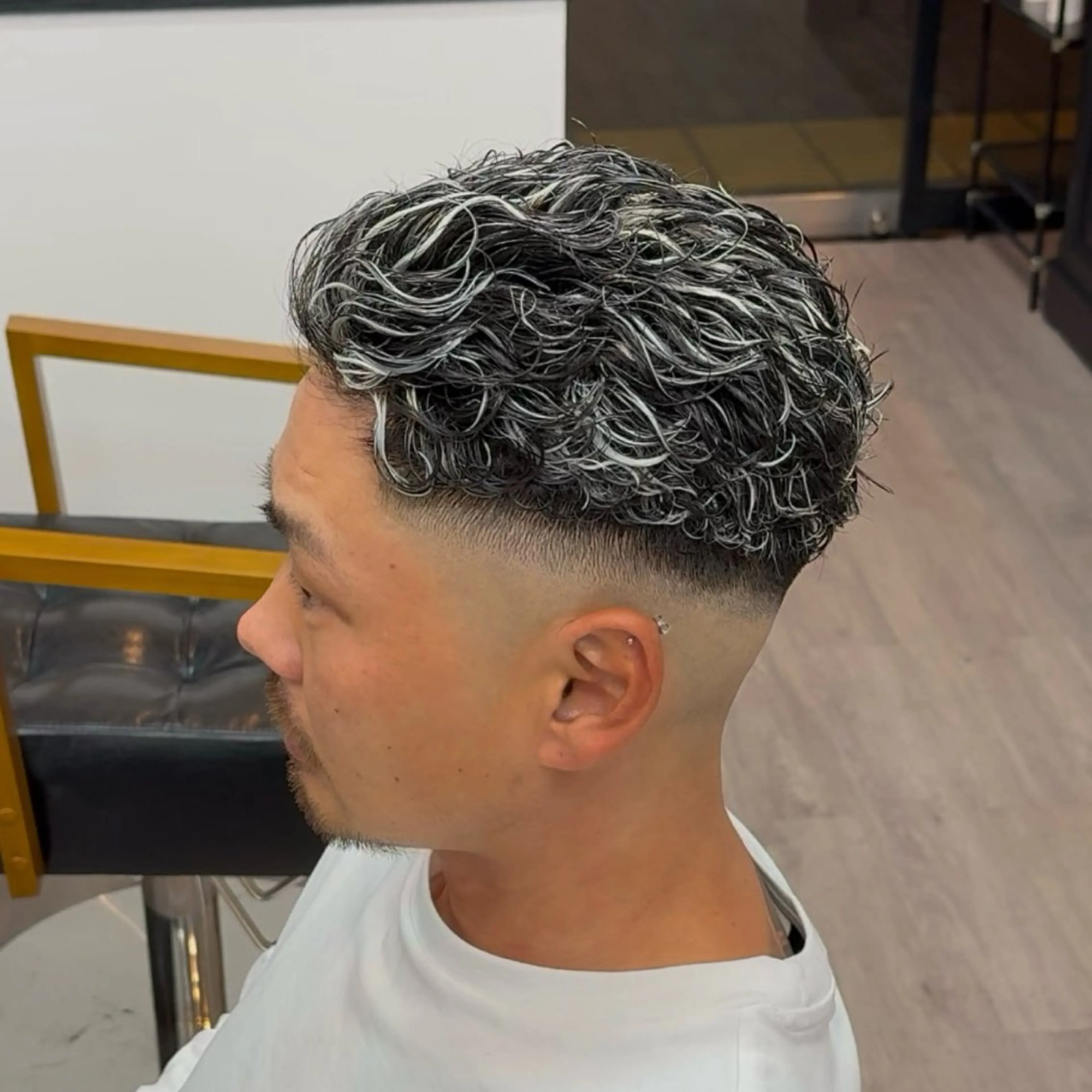 メンズカット&極道パーマの写真