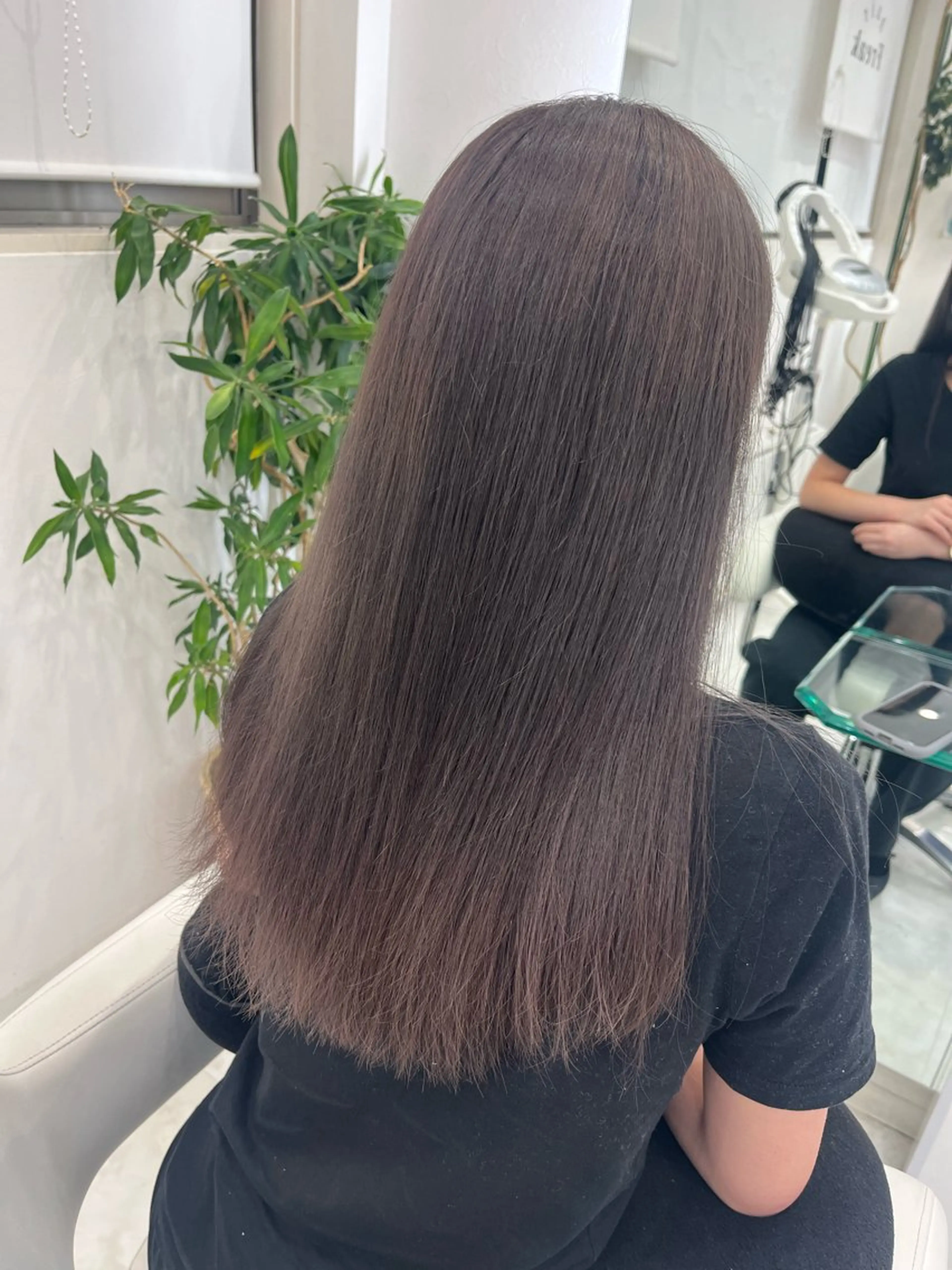 ロング カラー グレージュ カット ヘアカラー 山森 大地のヘアスタイル